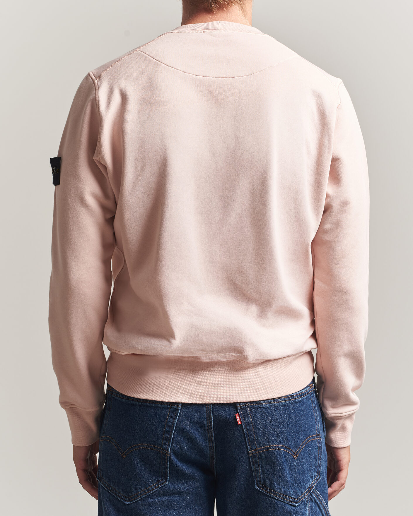 Uomini | Maglieria | Stone Island | Garment Dyed Fleece Sweatshirt Antique Rose