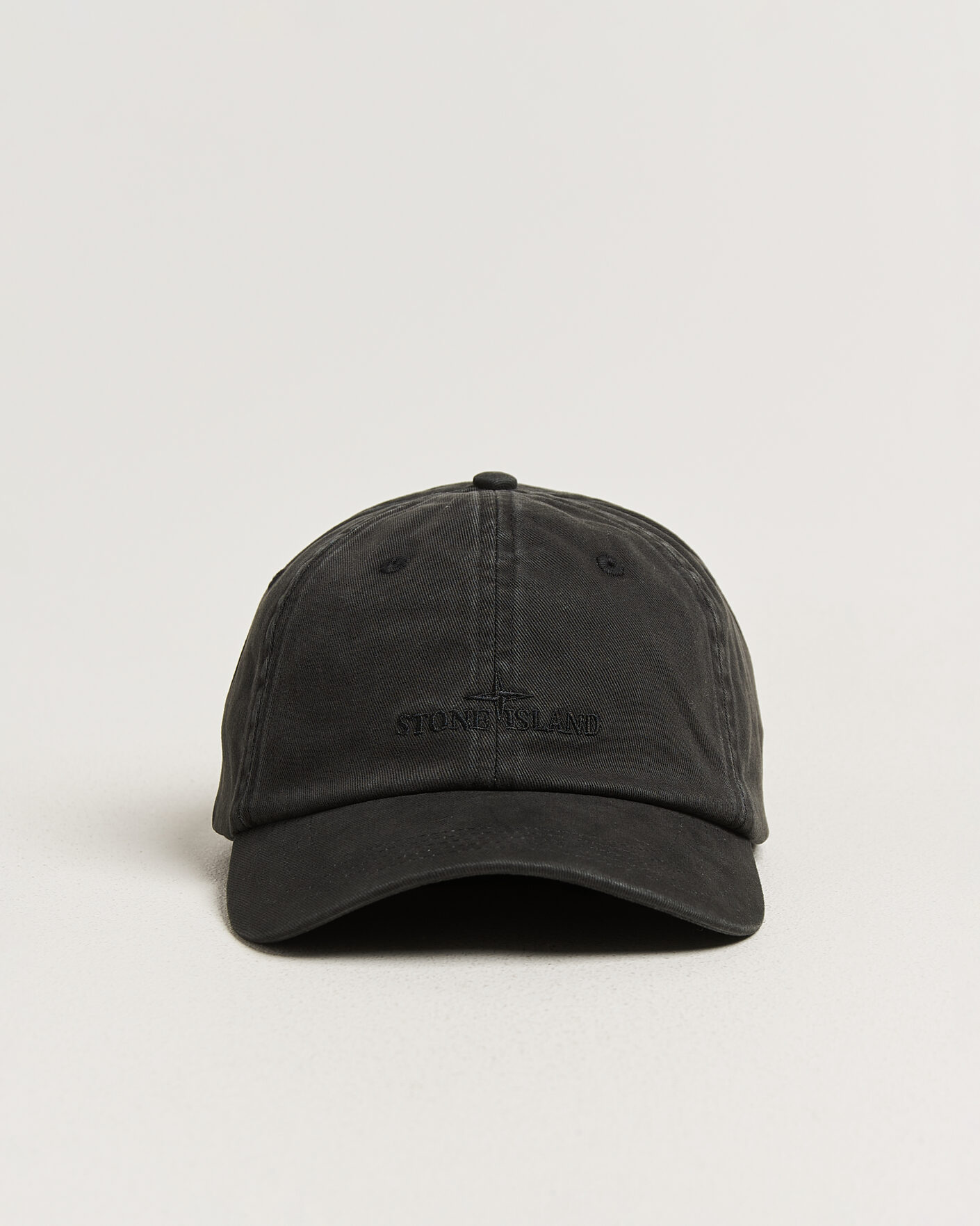 Uomini | Cappelli & Berretti | Stone Island | Brushed Cotton Gabardine Cap Black