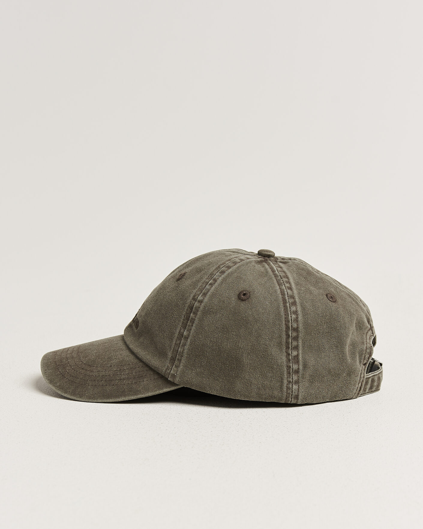 Uomini | Cappelli & Berretti | Stone Island | Brushed Cotton Gabardine Cap Military Green
