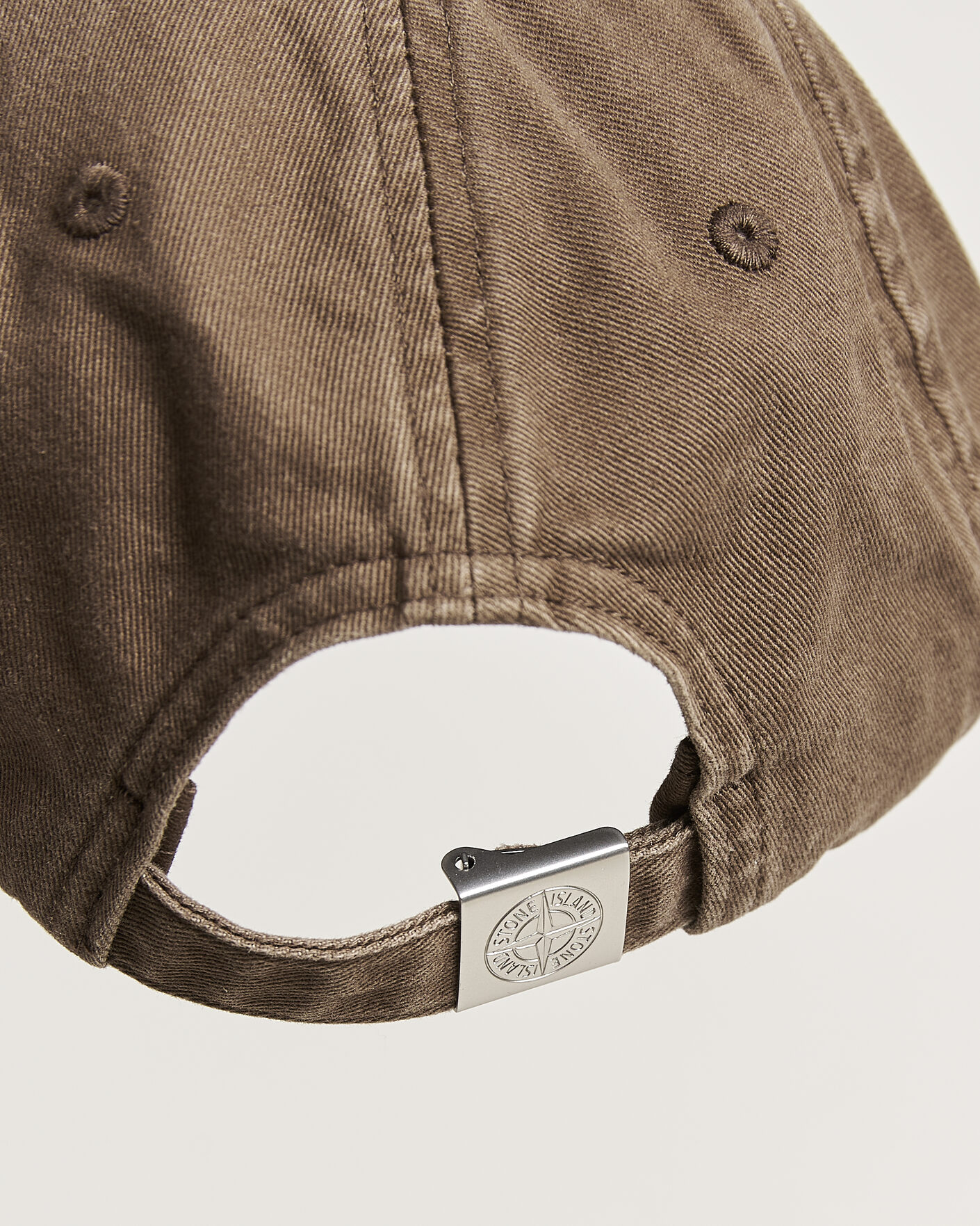 Uomini | Cappelli & Berretti | Stone Island | Brushed Cotton Gabardine Cap Umber