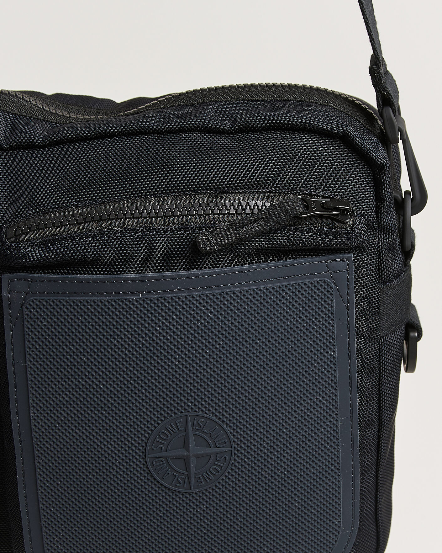 Uomini | Borse | Stone Island | Nylon Panama Shoulder Bag Navy Blue