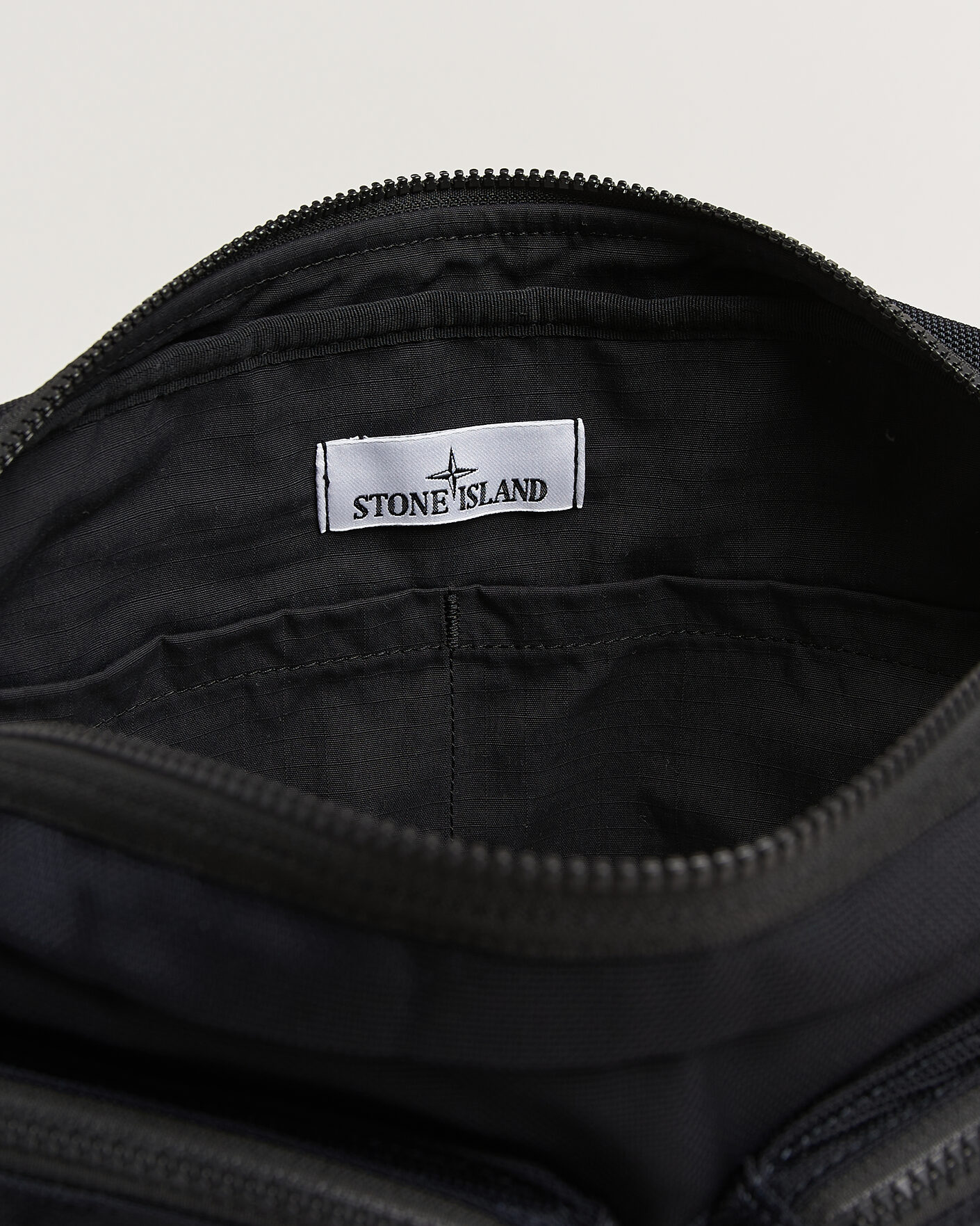 Uomini | Borse | Stone Island | Nylon Panama Shoulder Bag Navy Blue