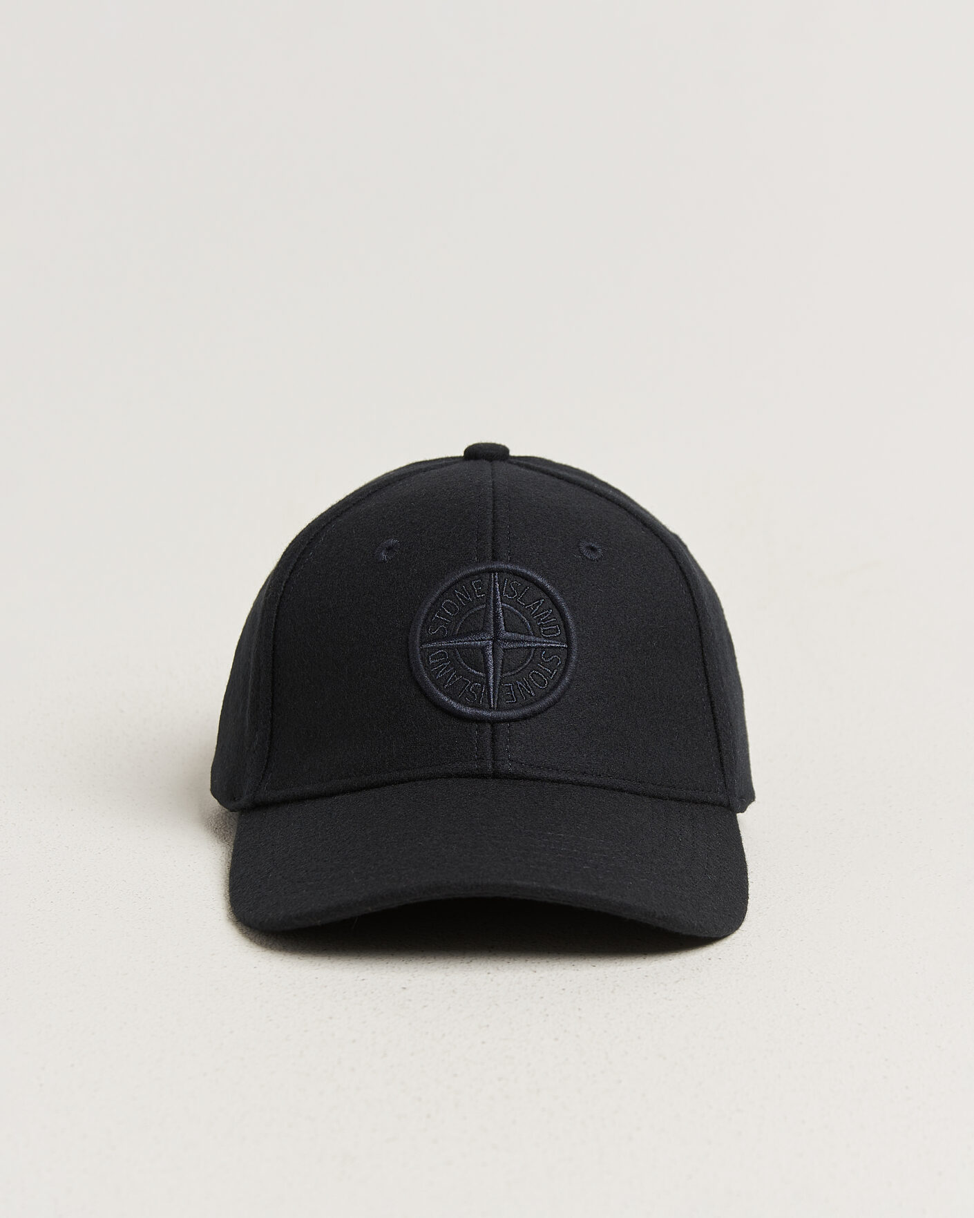 Uomini | Cappelli & Berretti | Stone Island | Wool/Nylon Flannel Cap Navy Blue