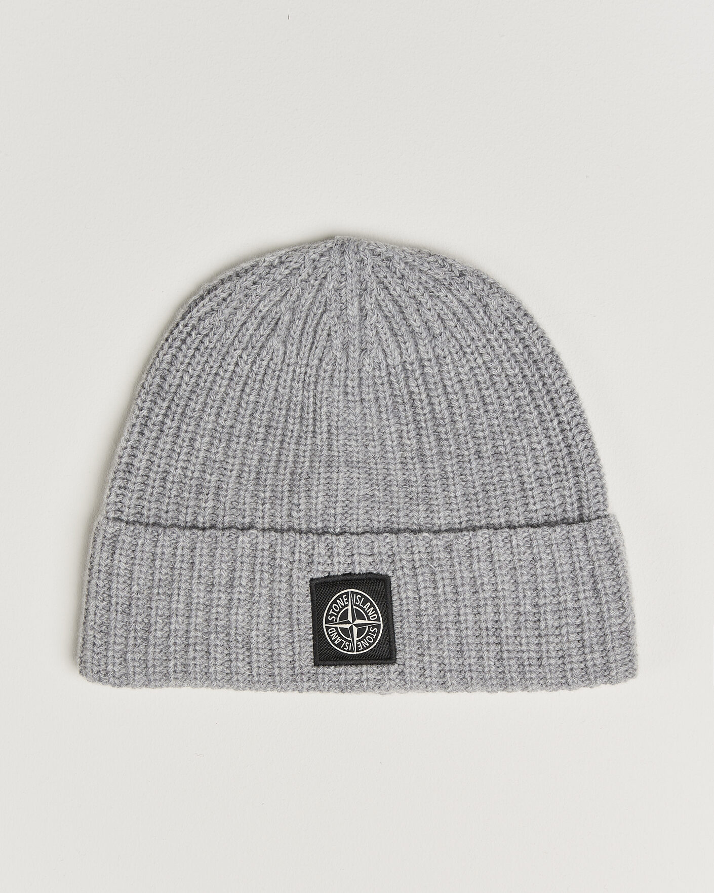 Uomini | Berretti | Stone Island | Geelong Wool Hat Grey Melange