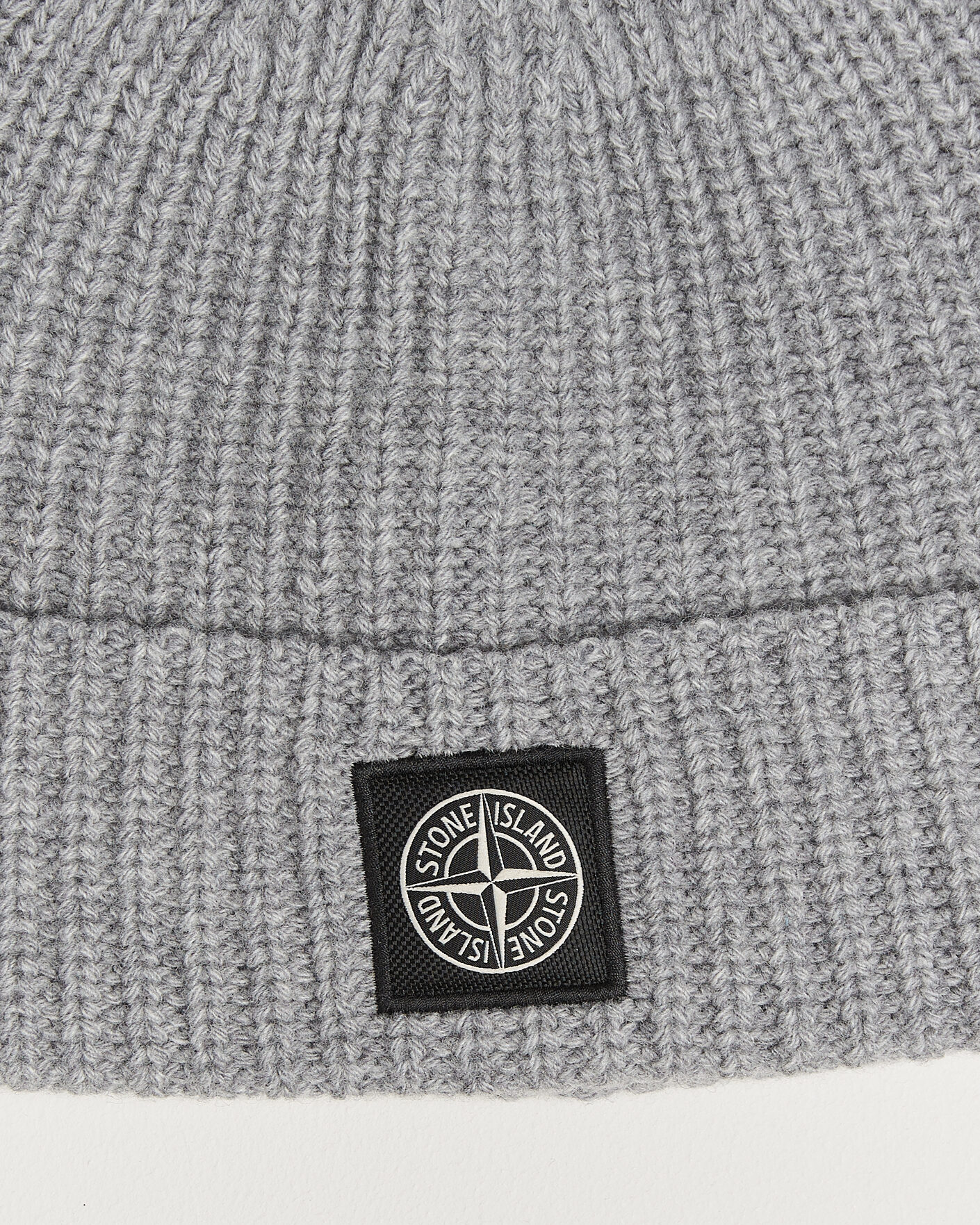 Uomini | Berretti | Stone Island | Geelong Wool Hat Grey Melange