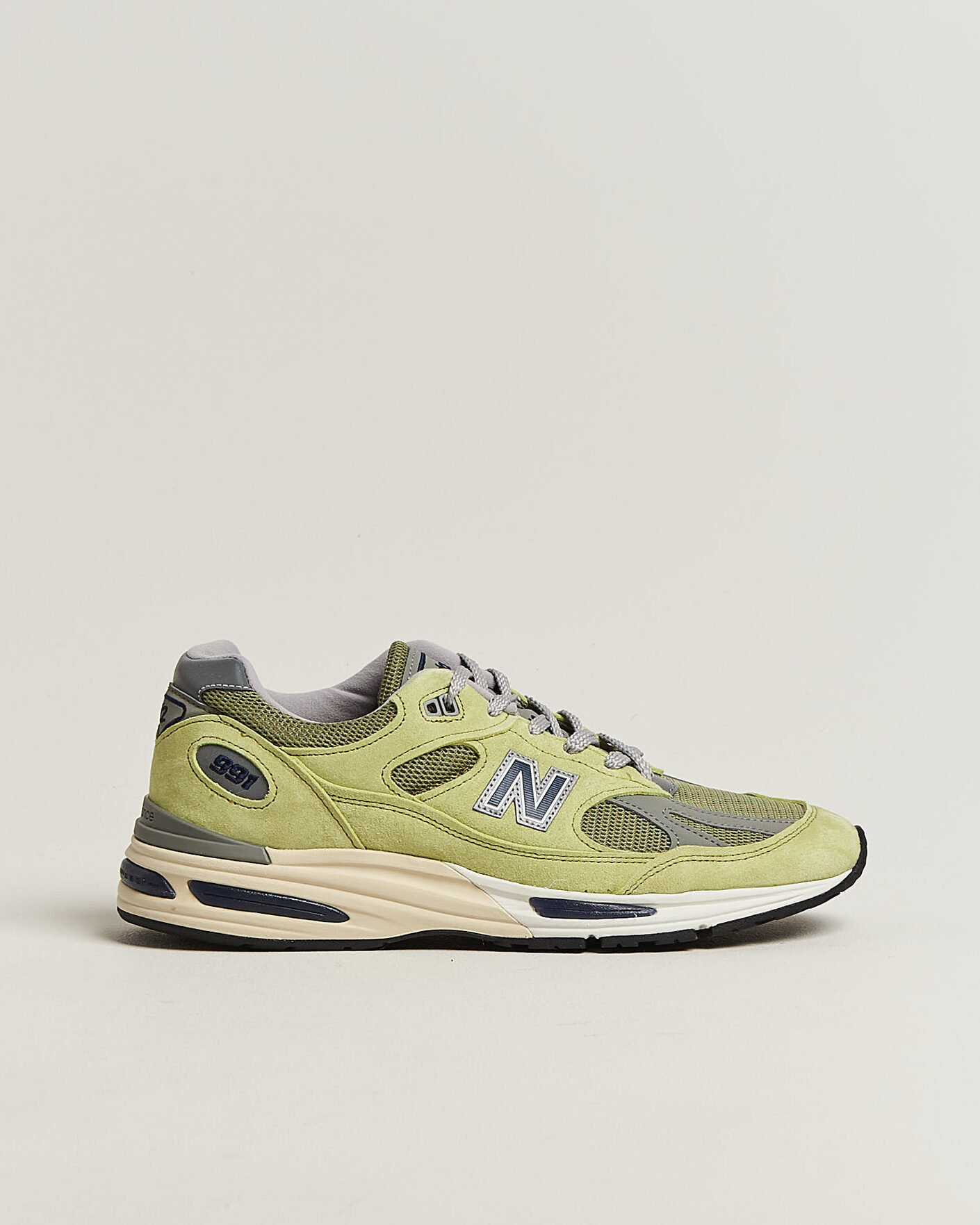 Uomini | Sneakers | New Balance Made In US & UK | New Balance Made in Made in UK 991v2 Green Banana