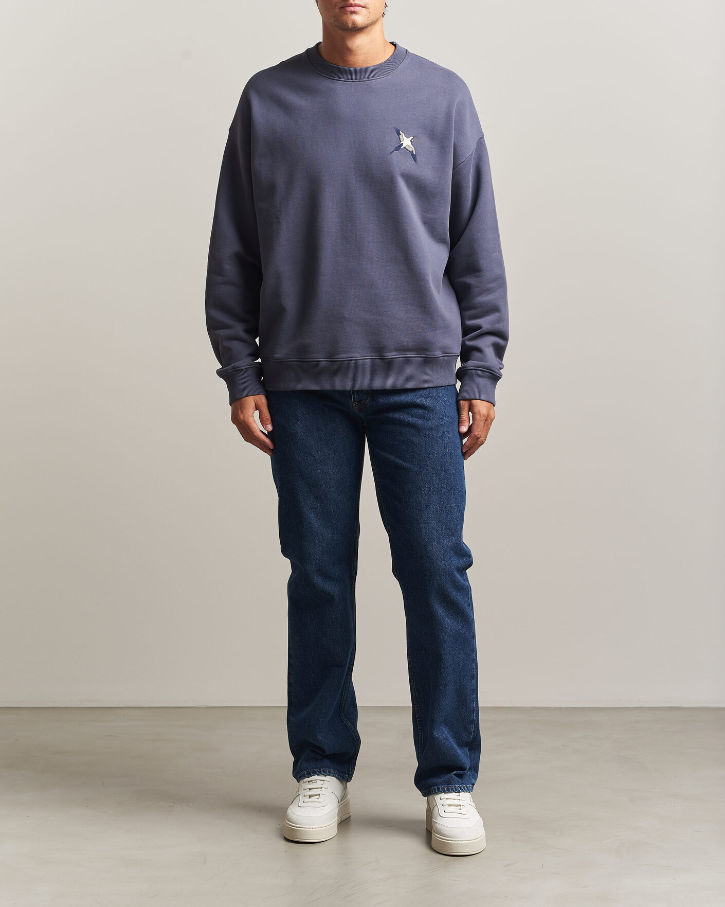 Uomini | Maglieria | Axel Arigato | Micro Bee Bird Sweatshirt Smoke Grey