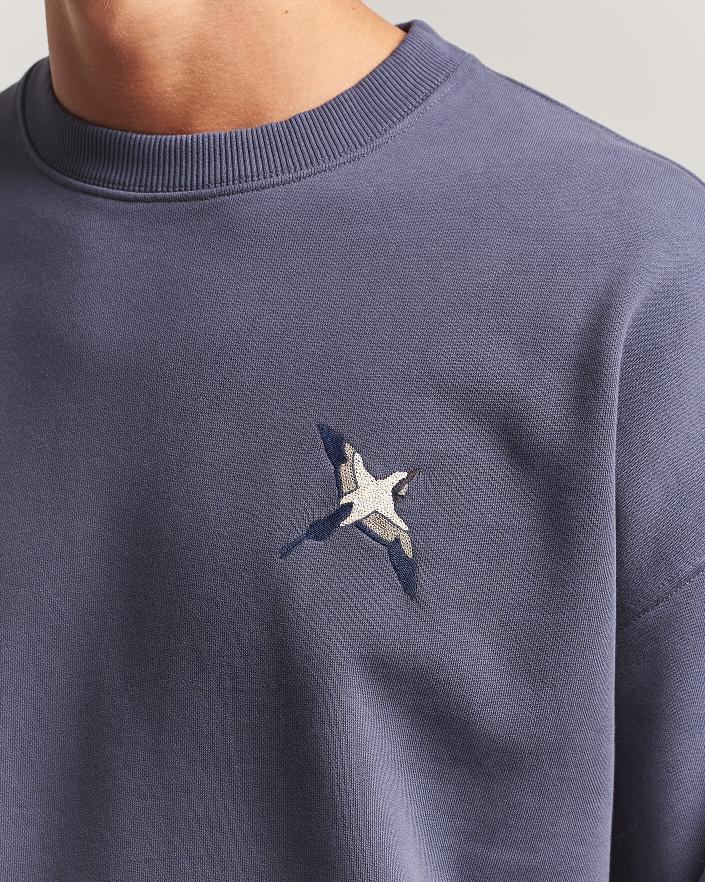 Uomini | Maglieria | Axel Arigato | Micro Bee Bird Sweatshirt Smoke Grey