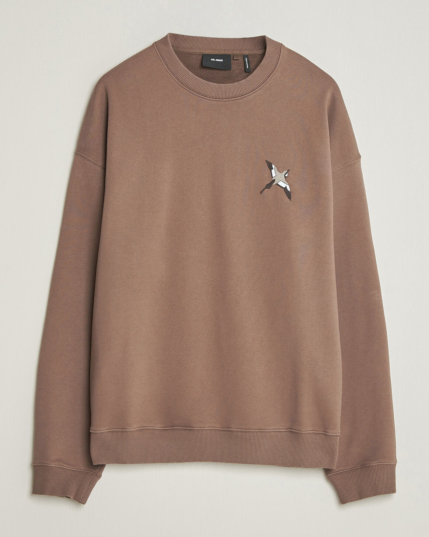 Uomini | Maglieria | Axel Arigato | Micro Bee Bird Sweatshirt Coffee Brown