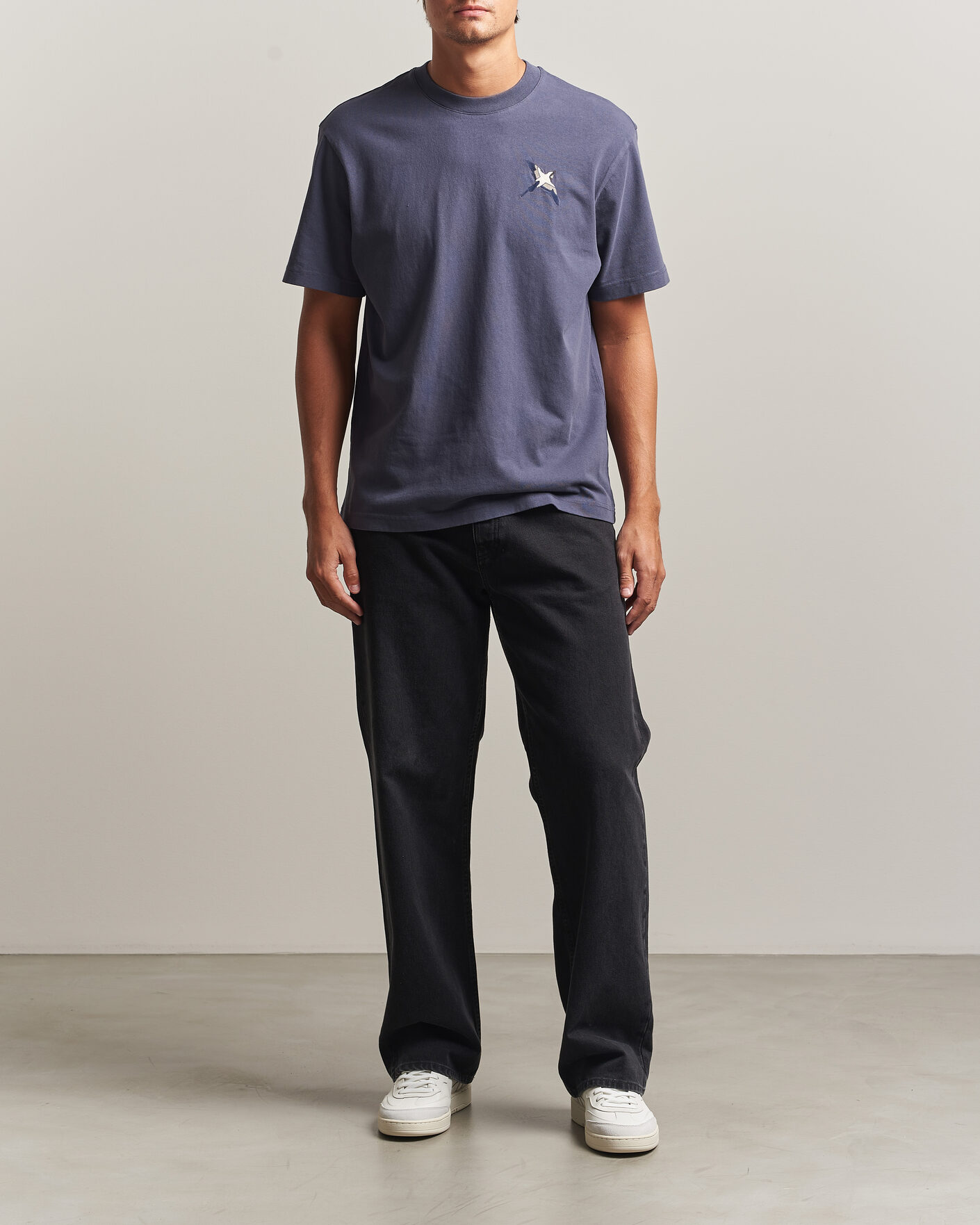 Uomini | T-shirt | Axel Arigato | Micro Bee Birt T-Shirt Smoke Grey