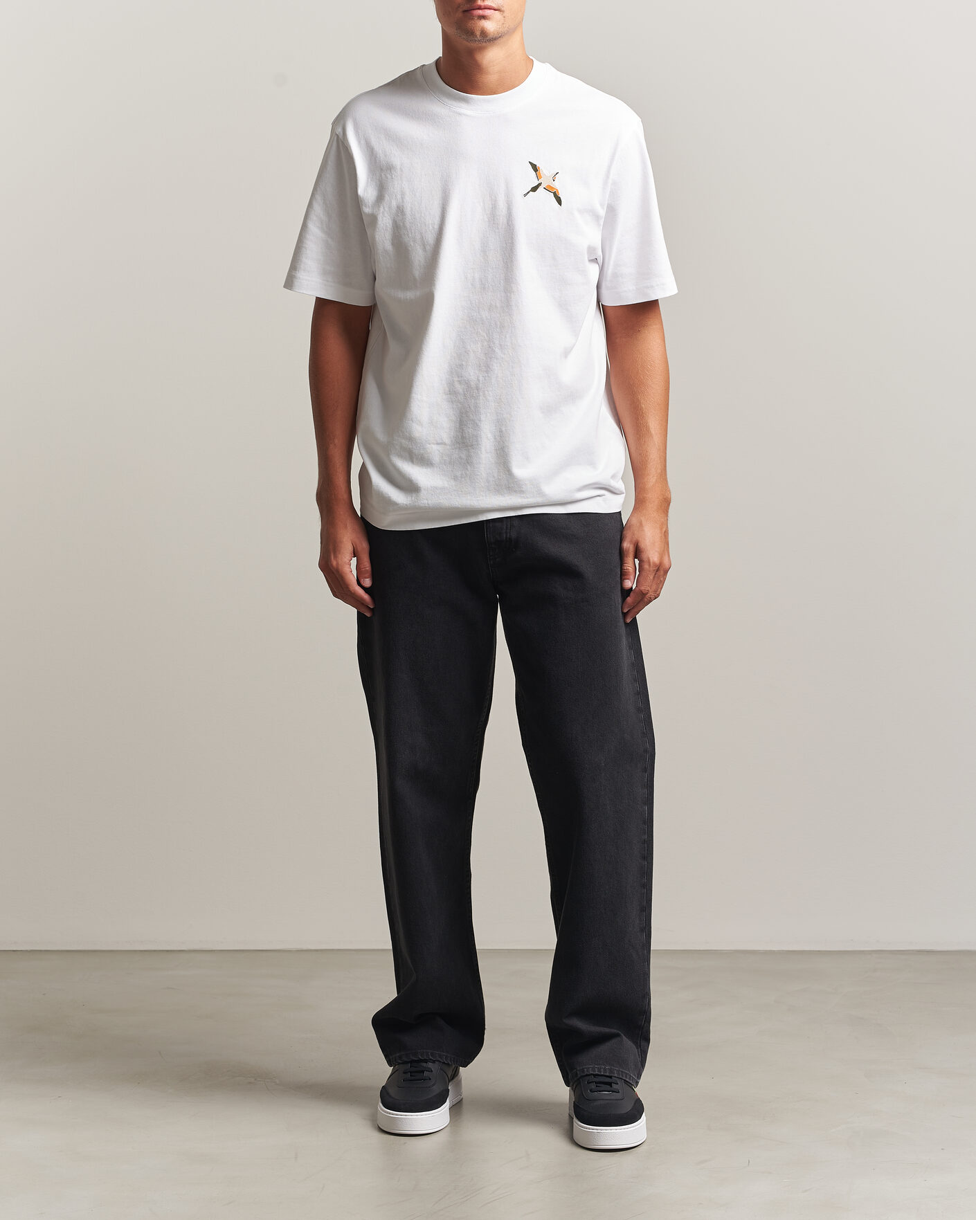 Uomini | T-shirt | Axel Arigato | Micro Bee Birt T-Shirt White