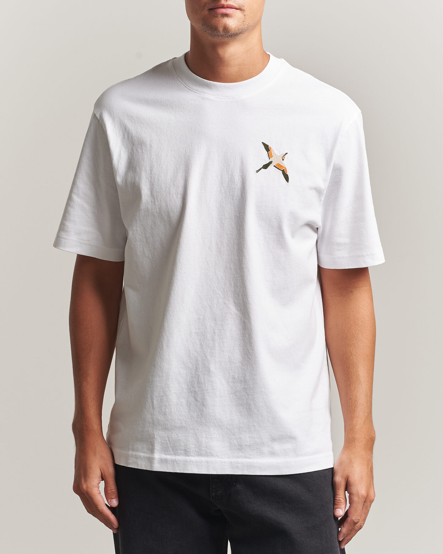 Uomini | T-shirt | Axel Arigato | Micro Bee Birt T-Shirt White