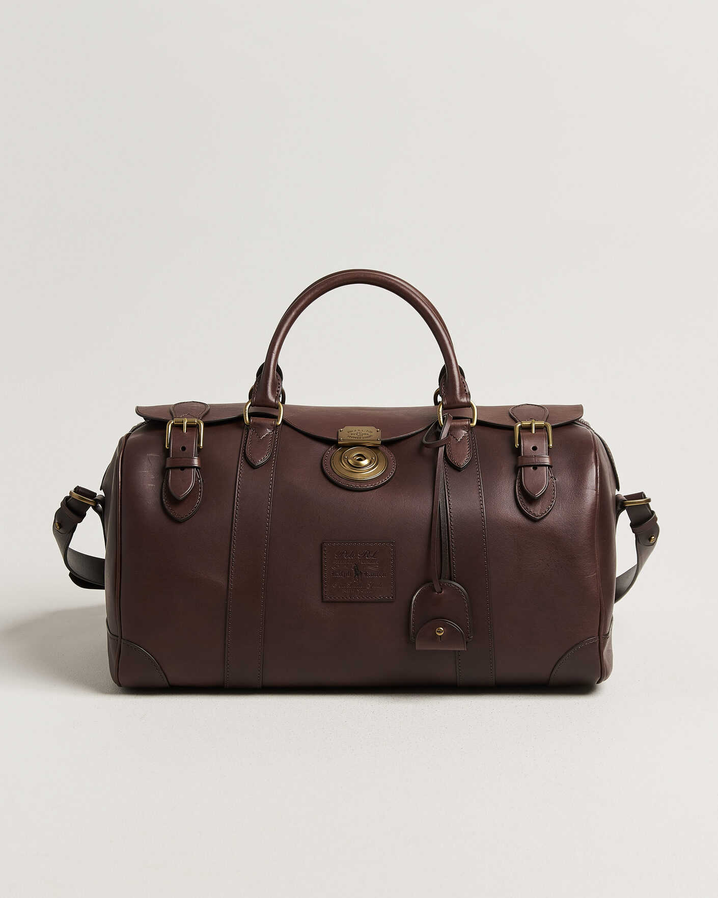 Uomini | Borse | Polo Ralph Lauren | Leather Duffle Bag Burnished Brown