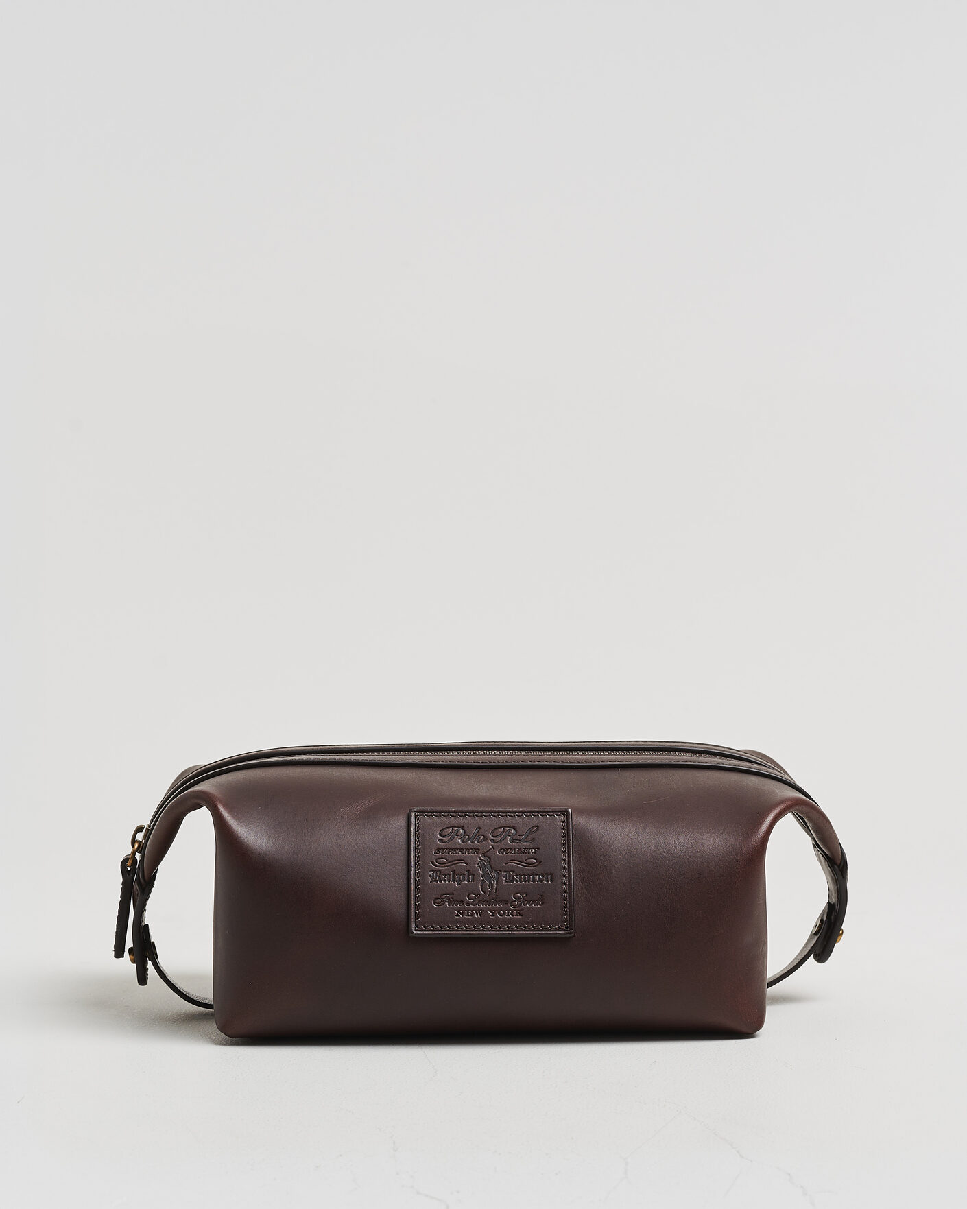 Uomini | Borse | Polo Ralph Lauren | Leather Washbag Burnished Brown