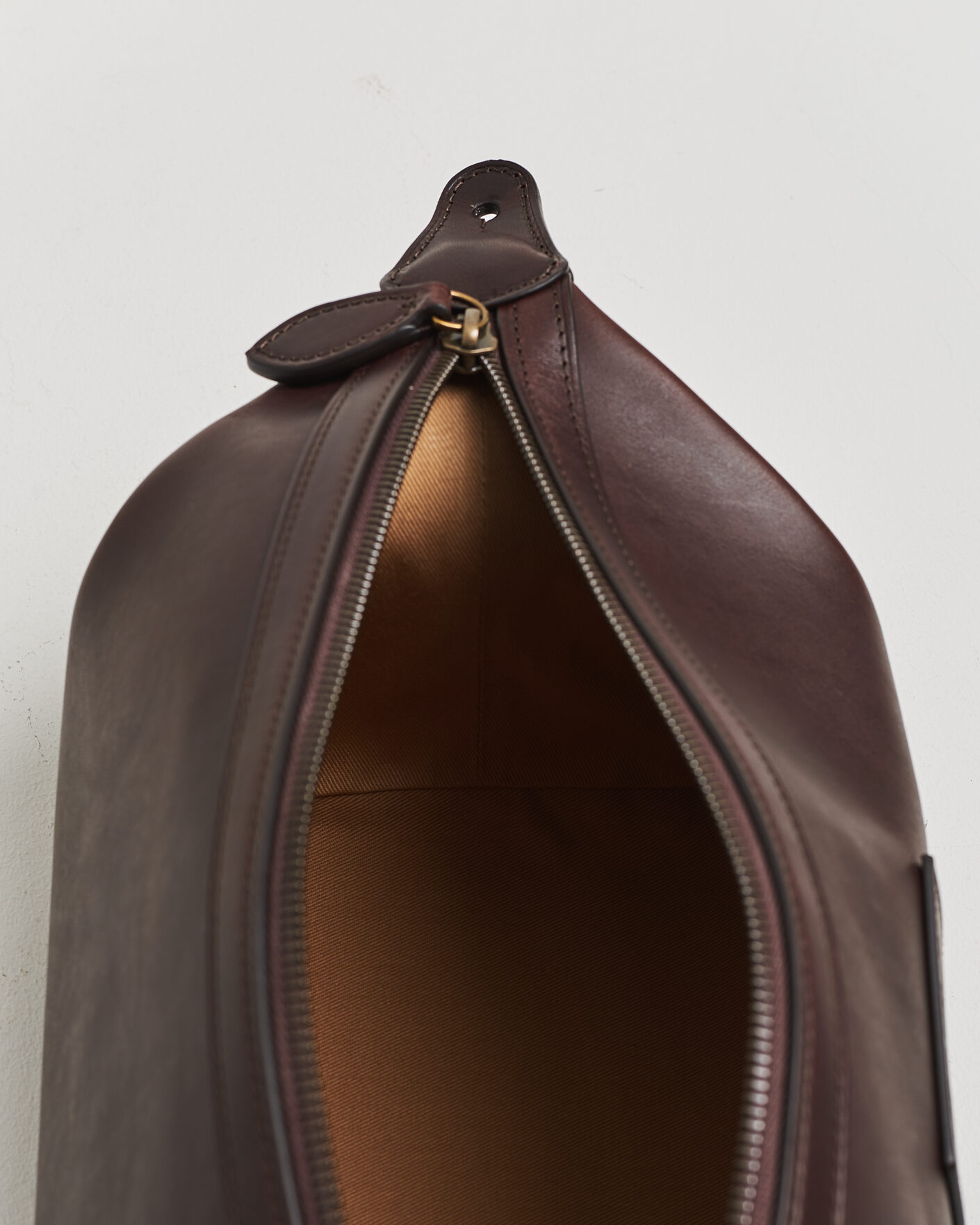 Uomini | Borse | Polo Ralph Lauren | Leather Washbag Burnished Brown