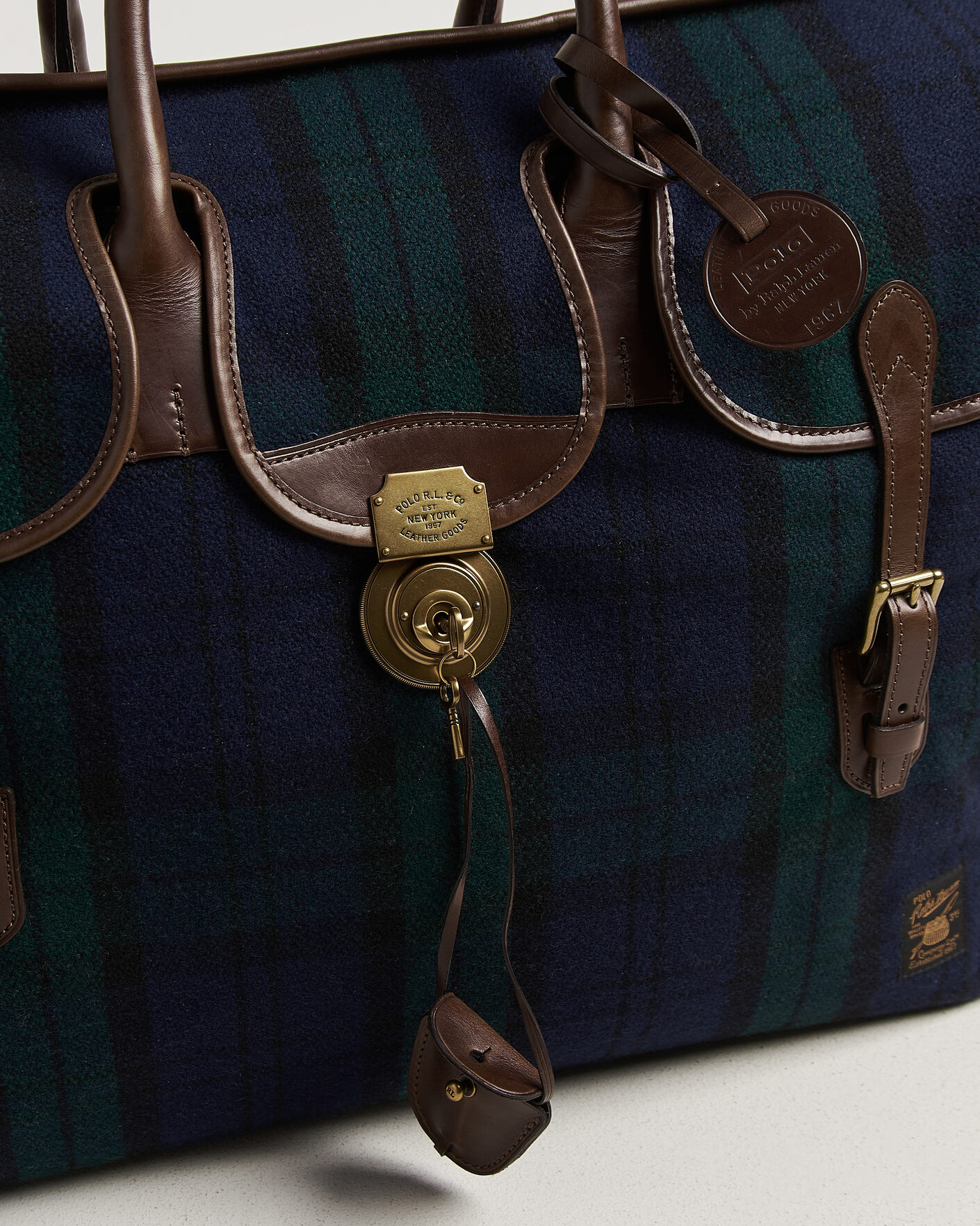 Uomini | Borse | Polo Ralph Lauren | Weekender Luggage Bag Blue/Green Multi