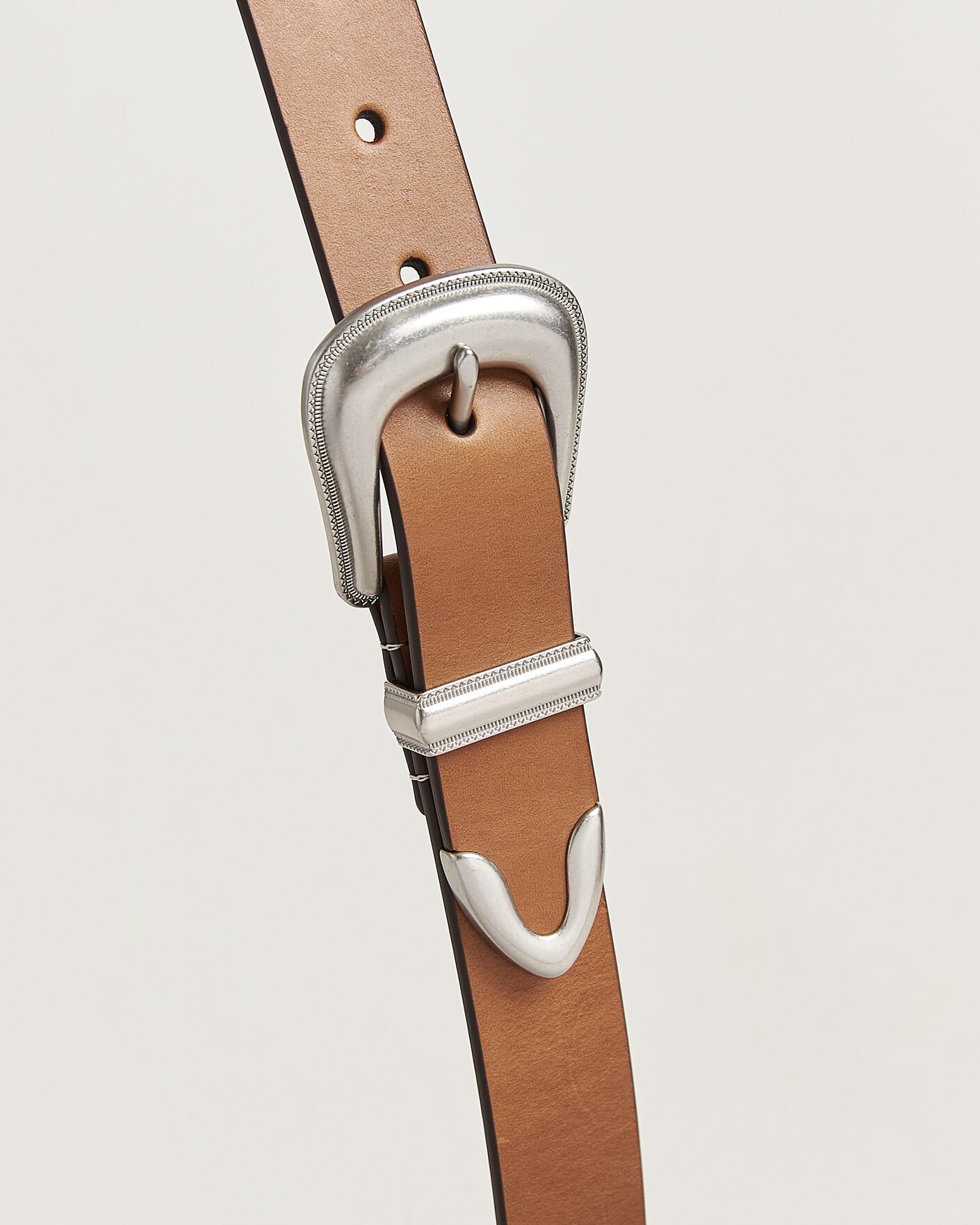 Uomini | Cinture | Polo Ralph Lauren | Western Denim Belt Tan