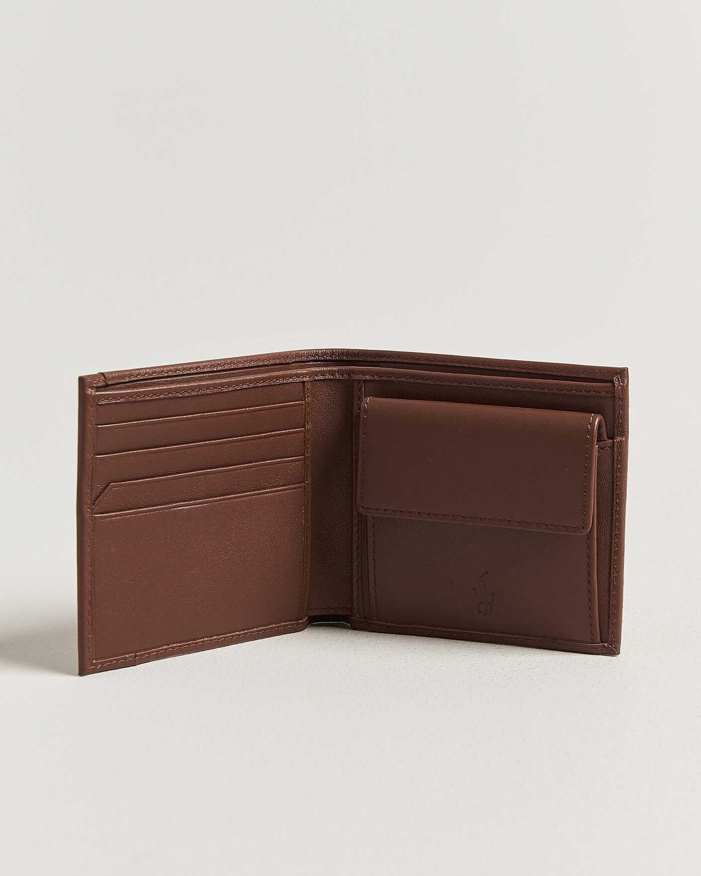 Uomini | Portafogli | Polo Ralph Lauren | Smooth Leather Wallet Saddle