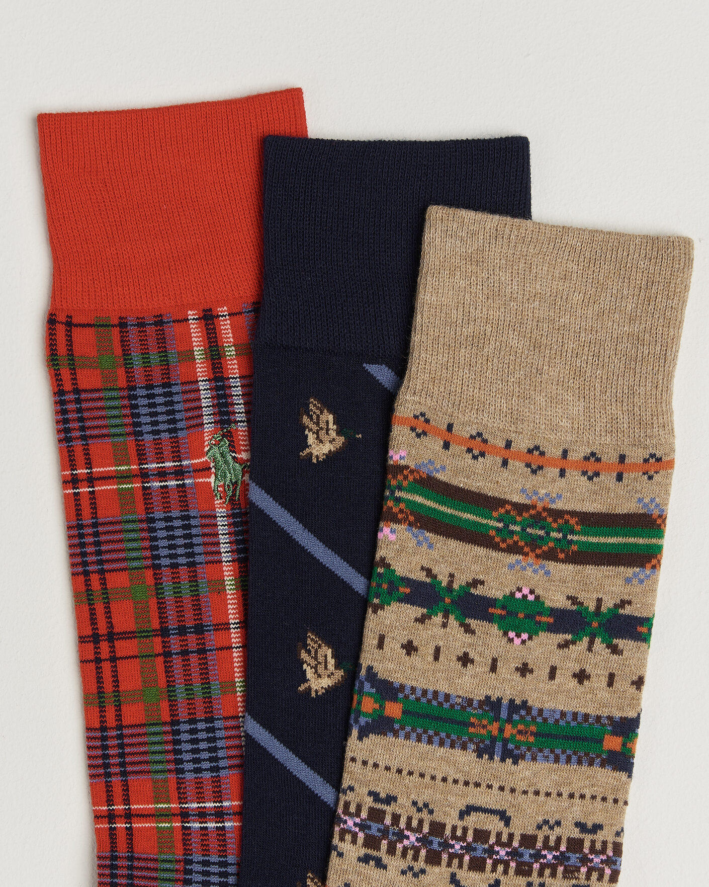 Uomini | Biancheria intima | Polo Ralph Lauren | 3-Pack Cotton Crew Socks Multi
