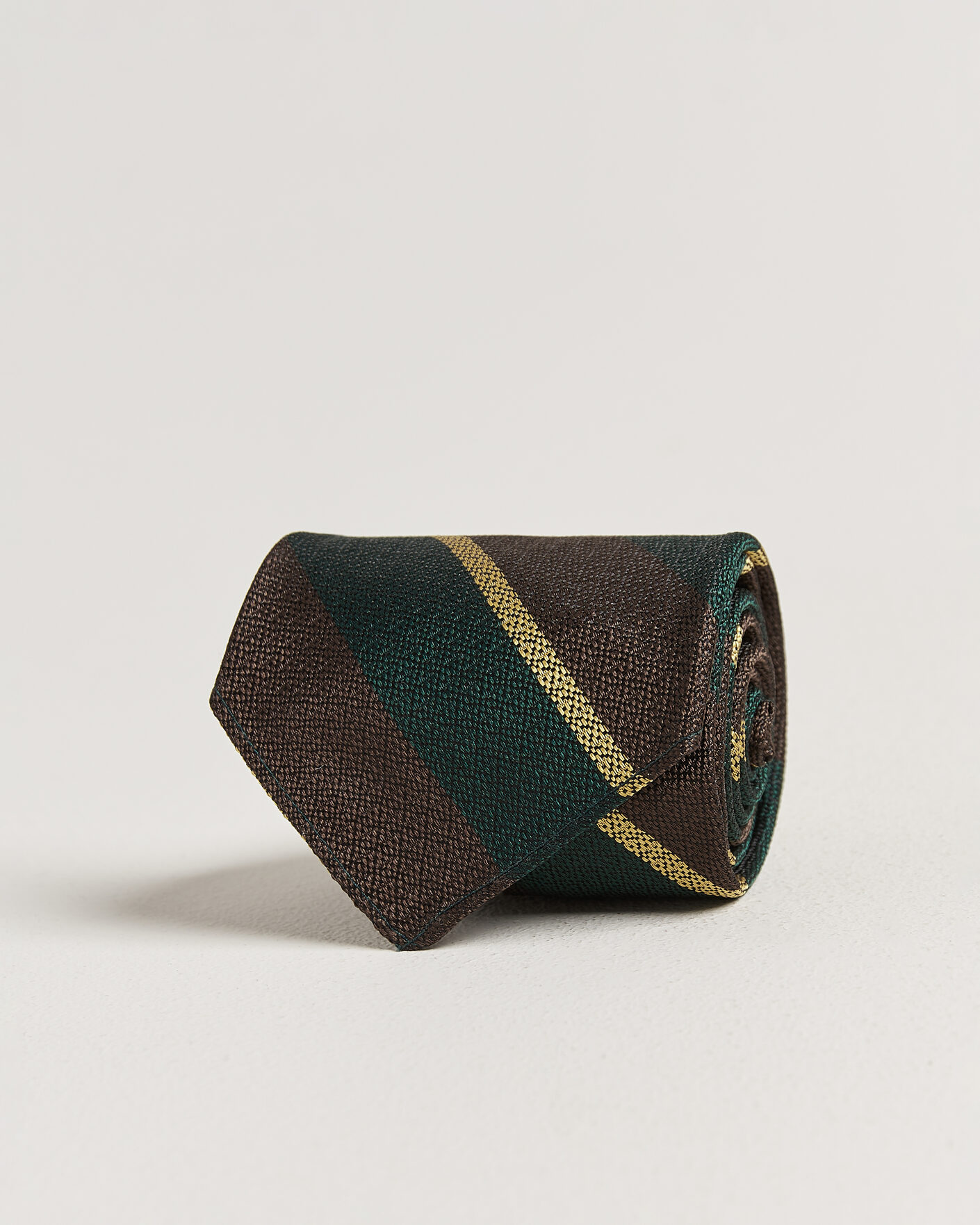 Uomini | Cravatte | Polo Ralph Lauren | Striped Vintage Tie Brown/Green