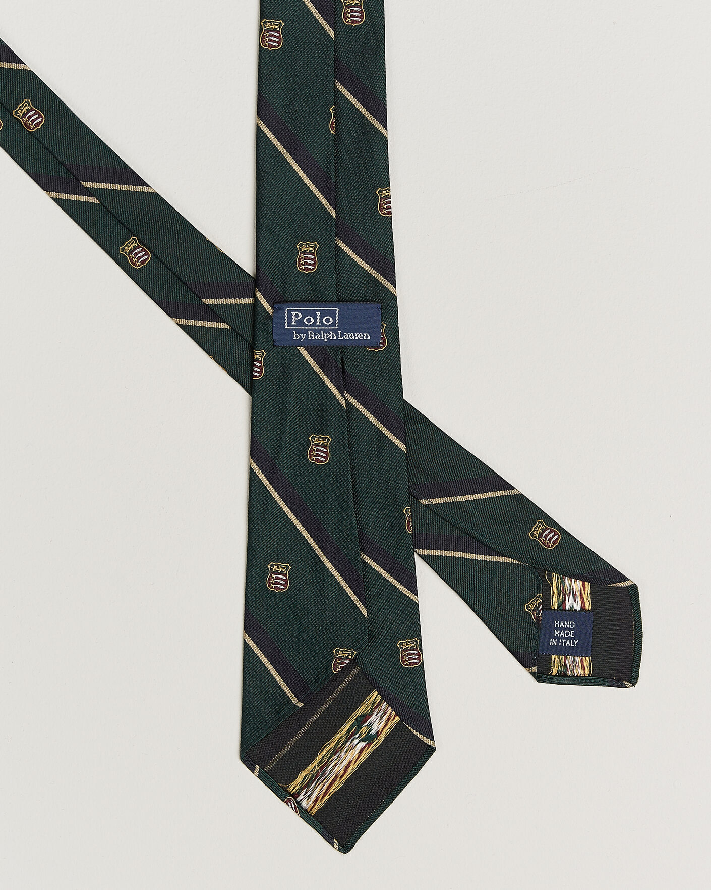 Uomini | Cravatte | Polo Ralph Lauren | Silk Club Sword Tie Dark Green