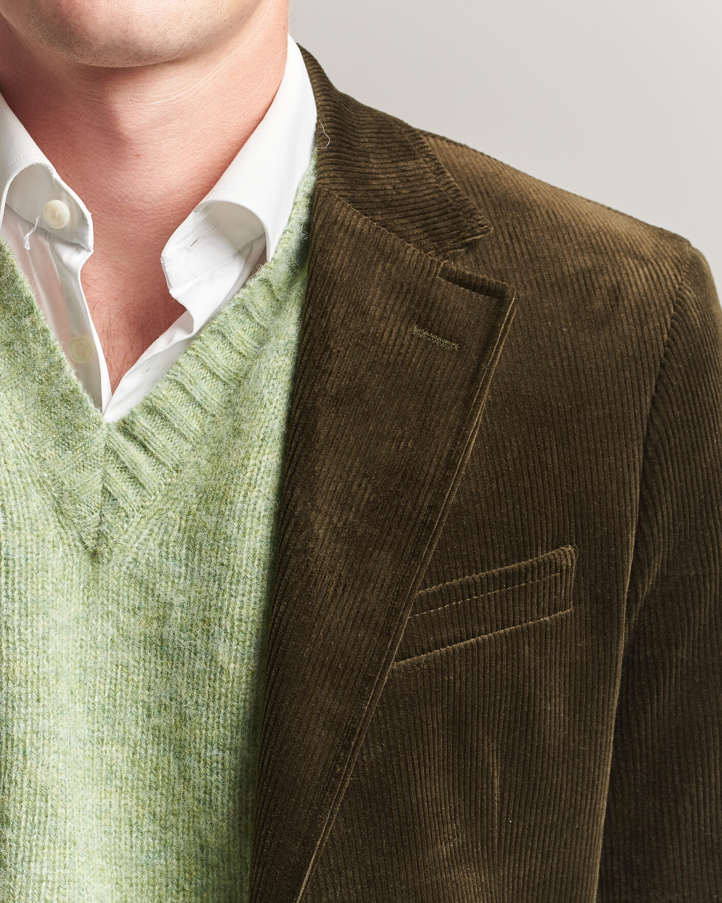 Uomini | Blazers | Polo Ralph Lauren | Single Breasted Corduroy Sportcoat Fall Olive