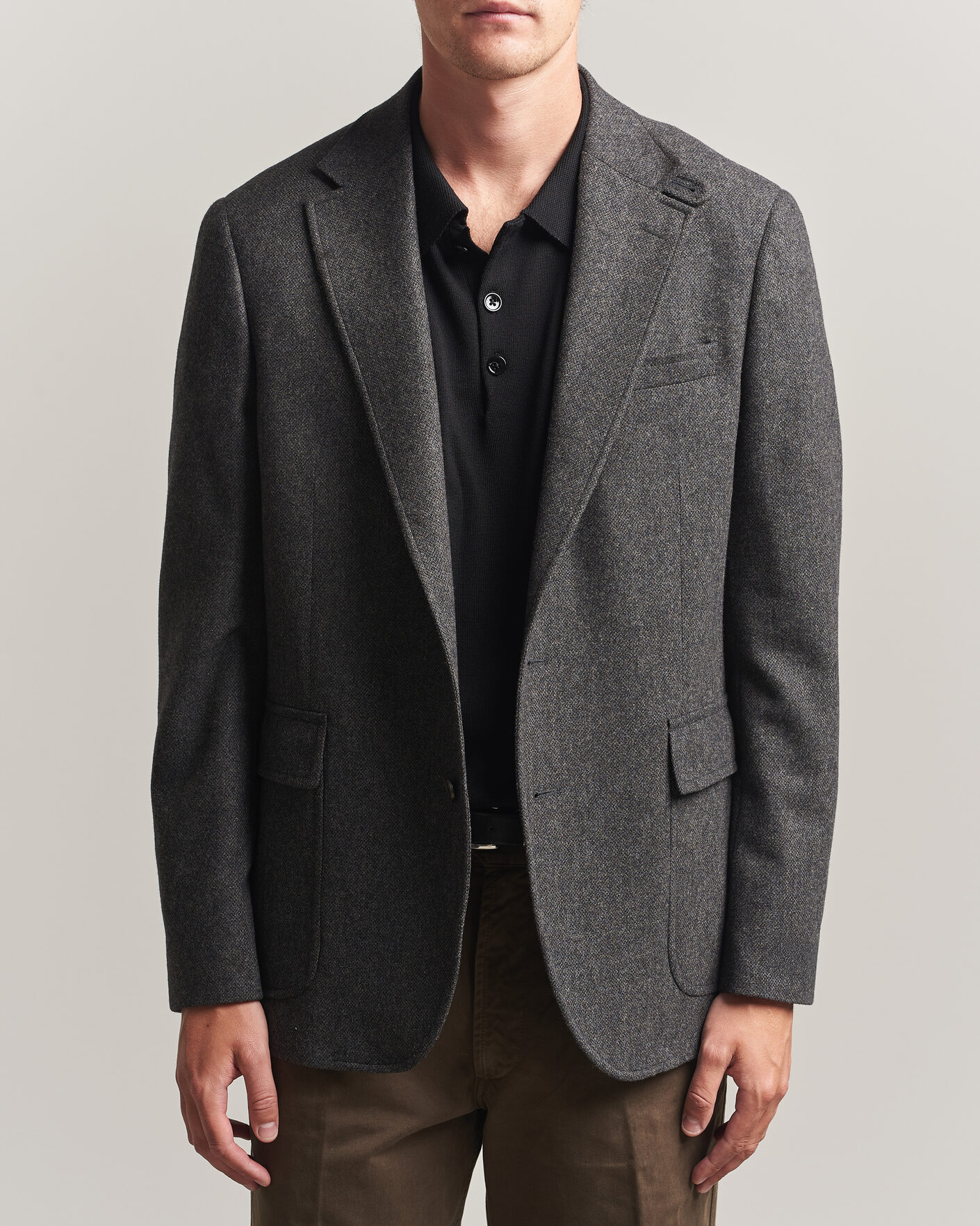 Uomini | Blazers | Polo Ralph Lauren | Tonal Broken Twill Sportcoat Charcoal