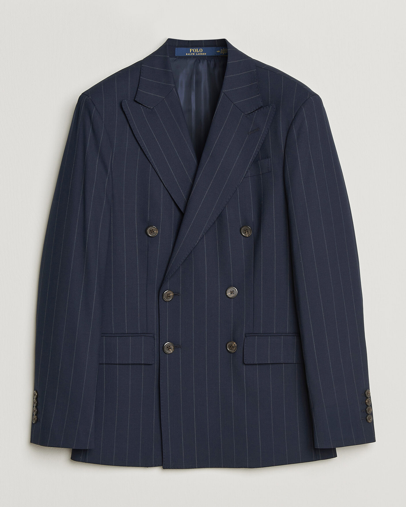 Uomini | Blazers | Polo Ralph Lauren | Double Breasted Rope Stripe Sportcoat Navy/Grey