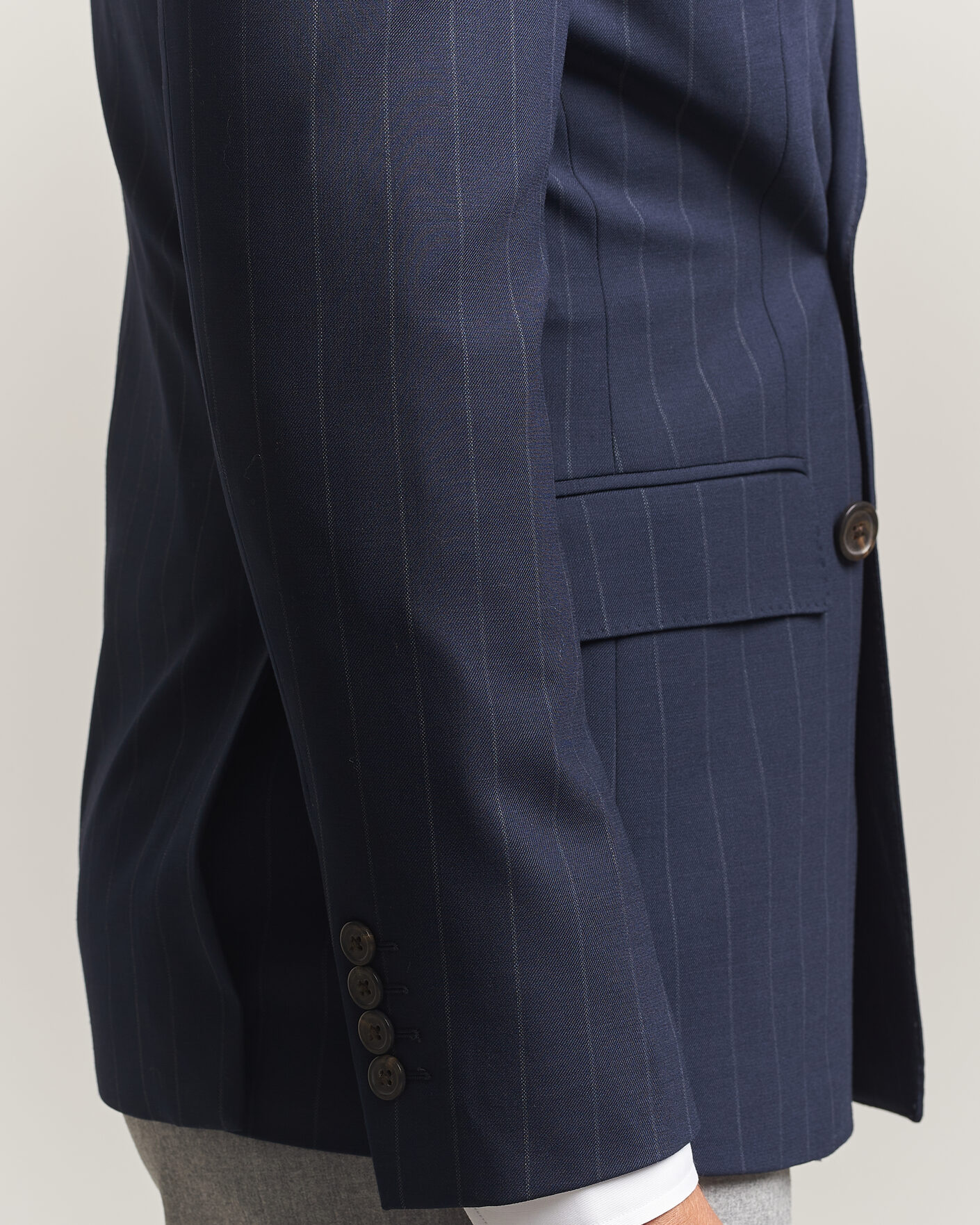 Uomini | Blazers | Polo Ralph Lauren | Double Breasted Rope Stripe Sportcoat Navy/Grey