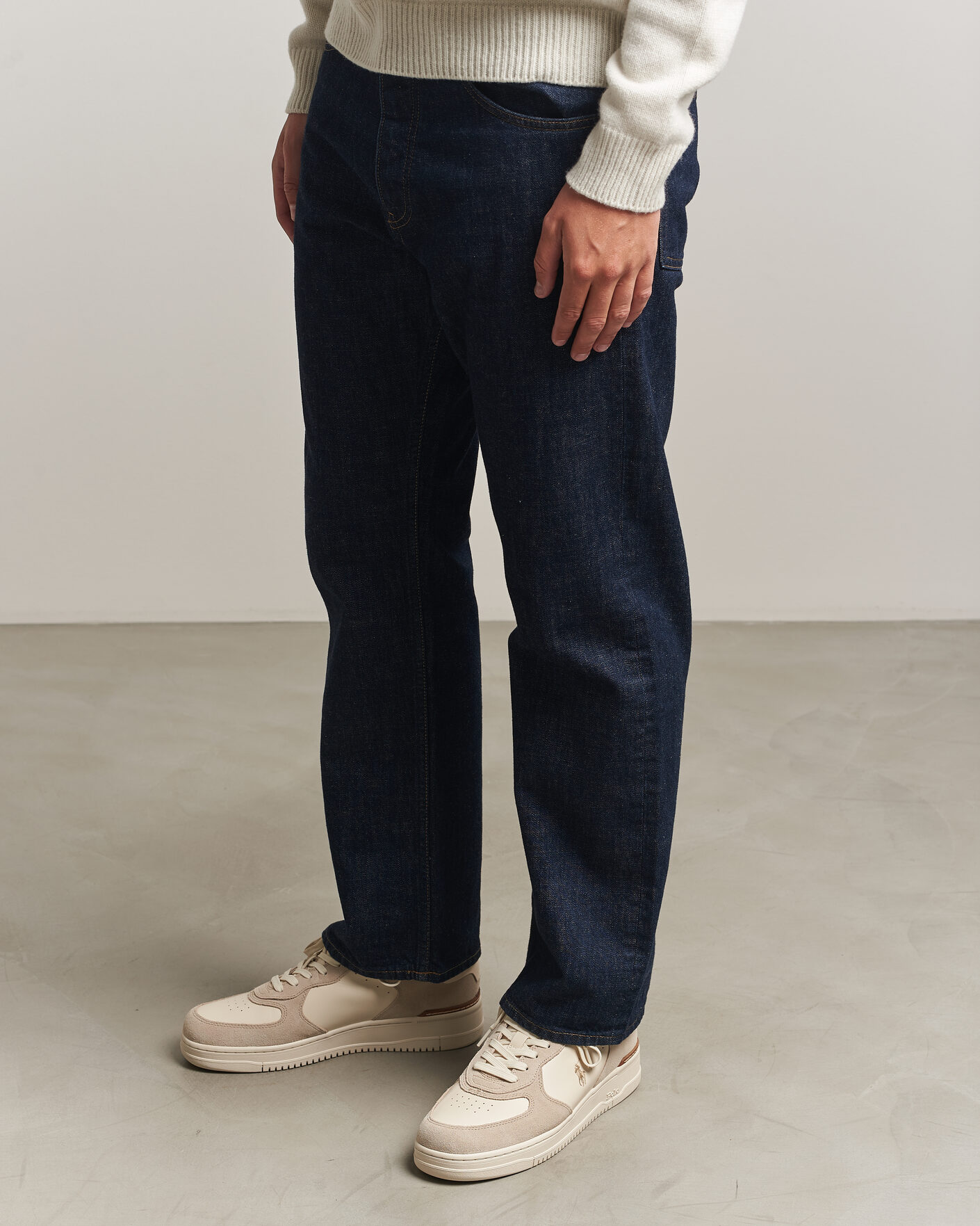Uomini | Sneakers | Polo Ralph Lauren | Masters Court Suede/Leather Sneakers Milkshake
