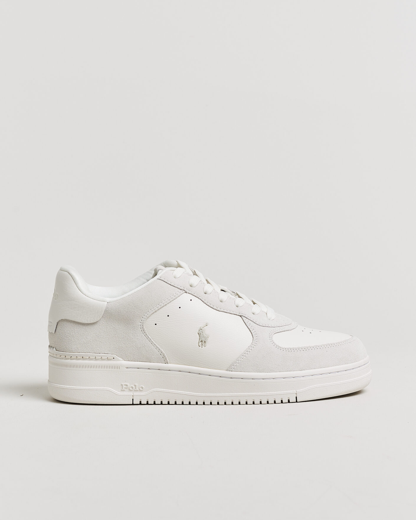 Uomini | Sneakers | Polo Ralph Lauren | Masters Court Suede/Leather Sneakers Deckwash White