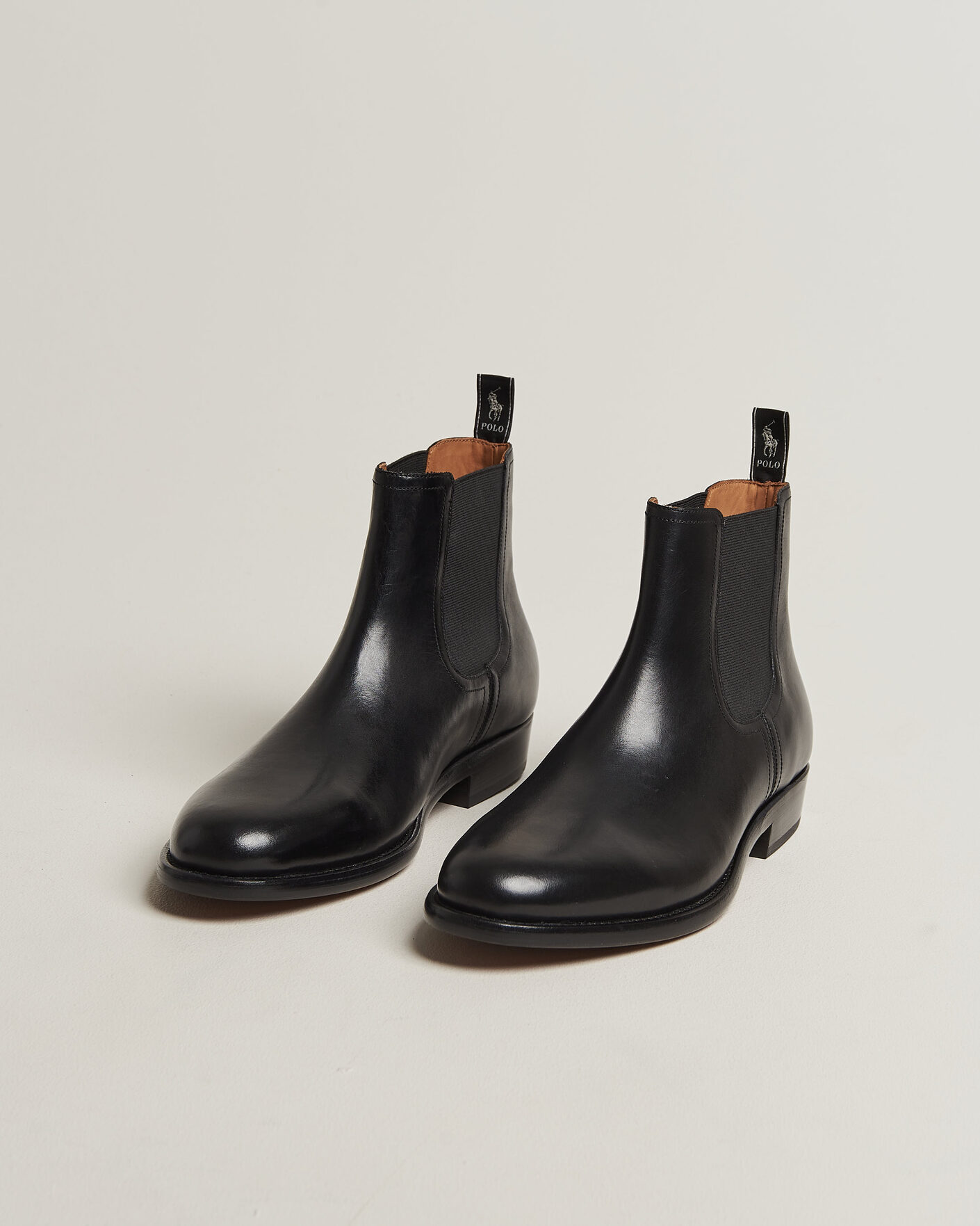 Uomini | Stivali | Polo Ralph Lauren | Owen Leather Chelsea Boots Black