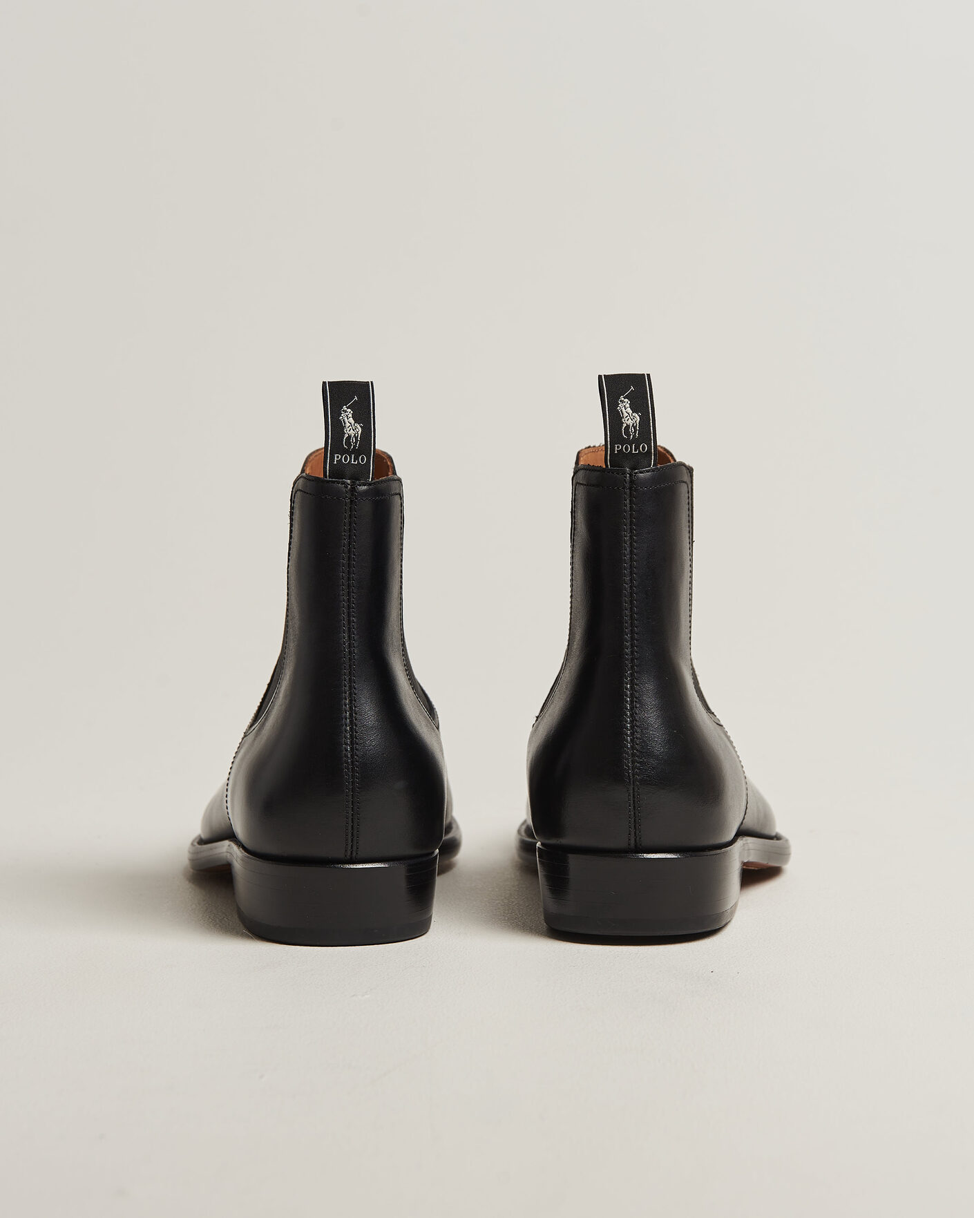 Uomini | Stivali | Polo Ralph Lauren | Owen Leather Chelsea Boots Black