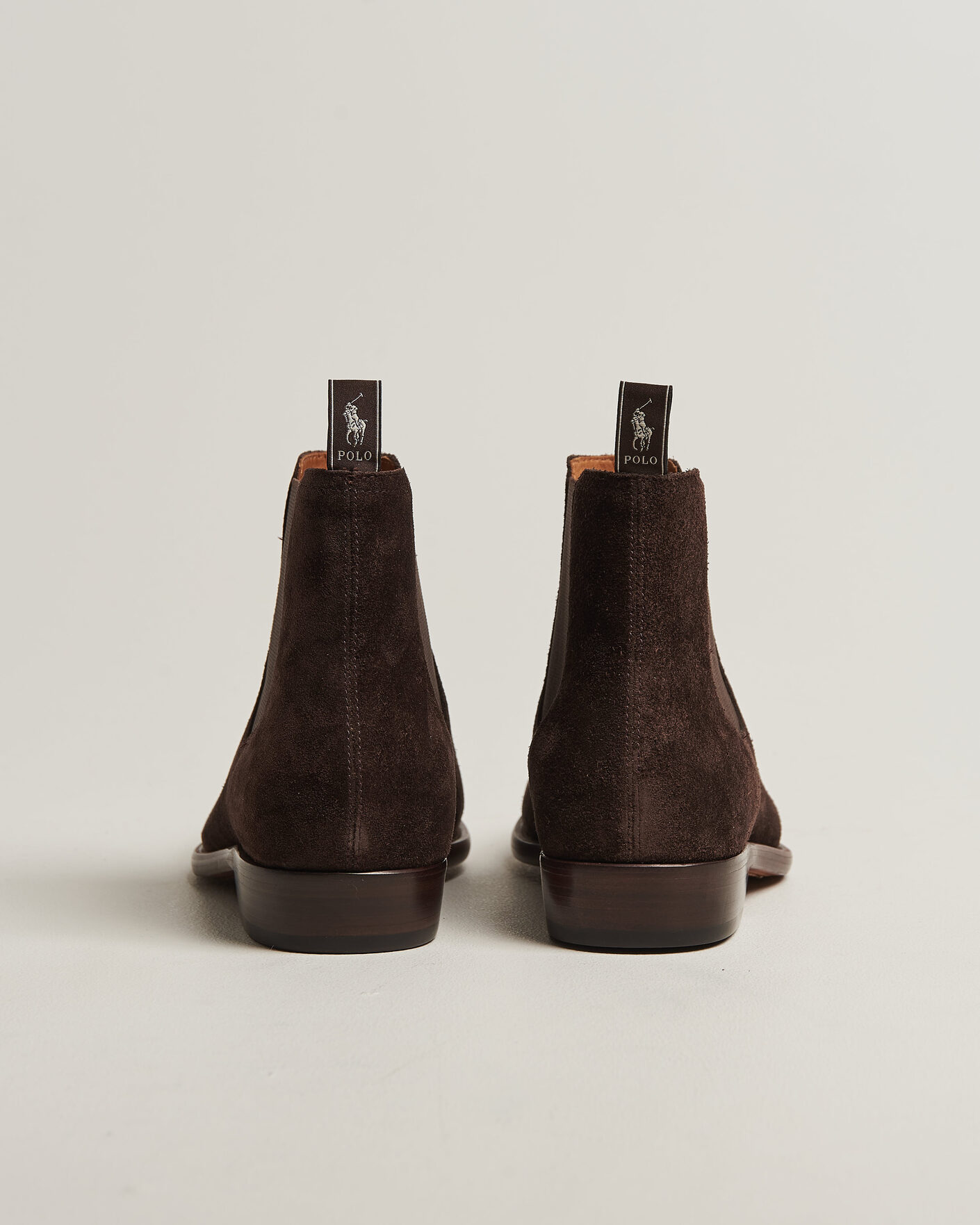 Uomini | Stivali | Polo Ralph Lauren | Owen Suede Chelsea Boots Dark Chocolate