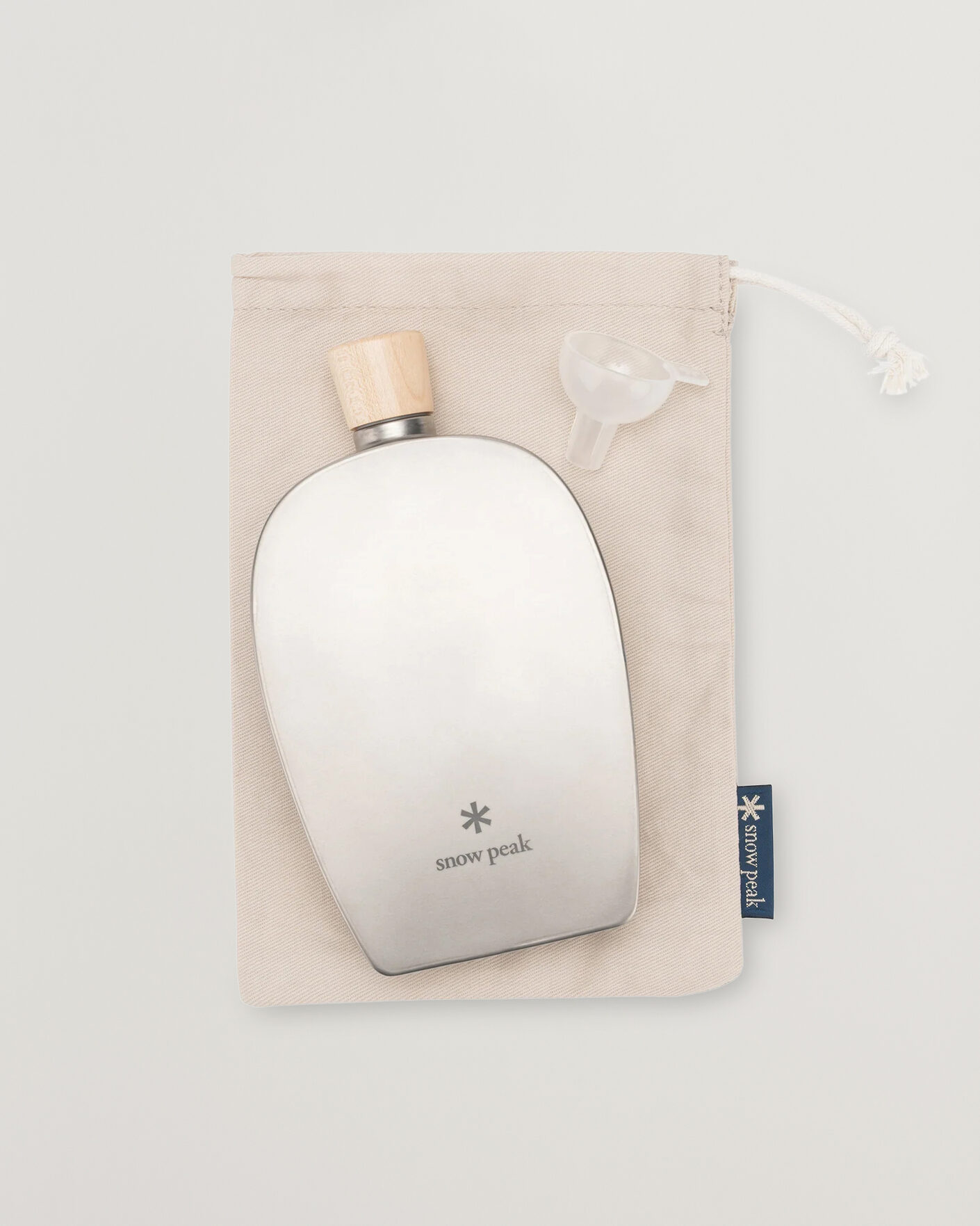 Uomini | Outdoor living | Snow Peak | Flask 250 ml Titanium