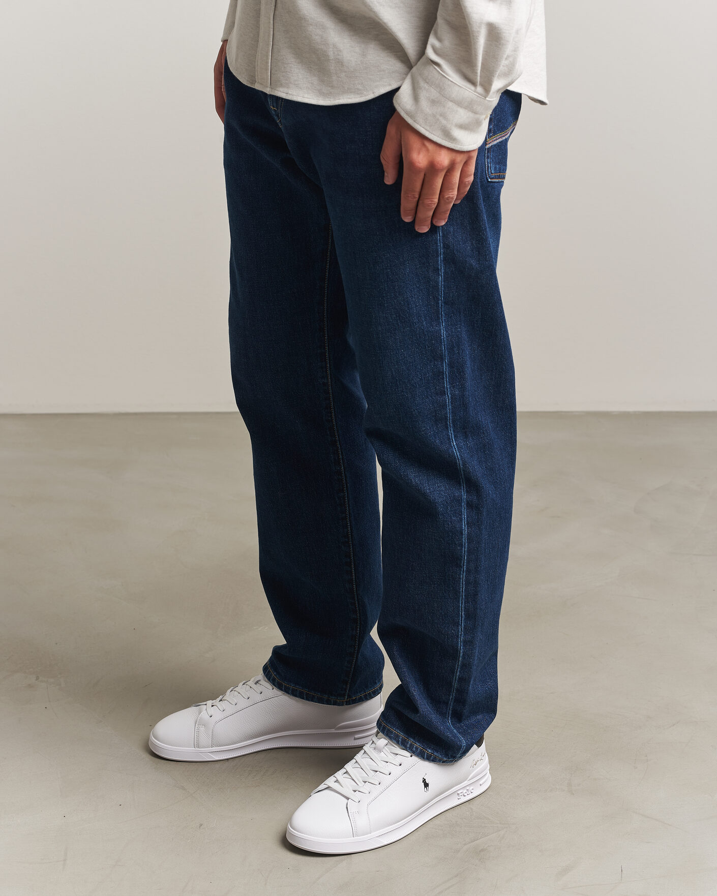 Uomini | Sneakers | Polo Ralph Lauren | Heritage Court SIG Sneakers White/Black