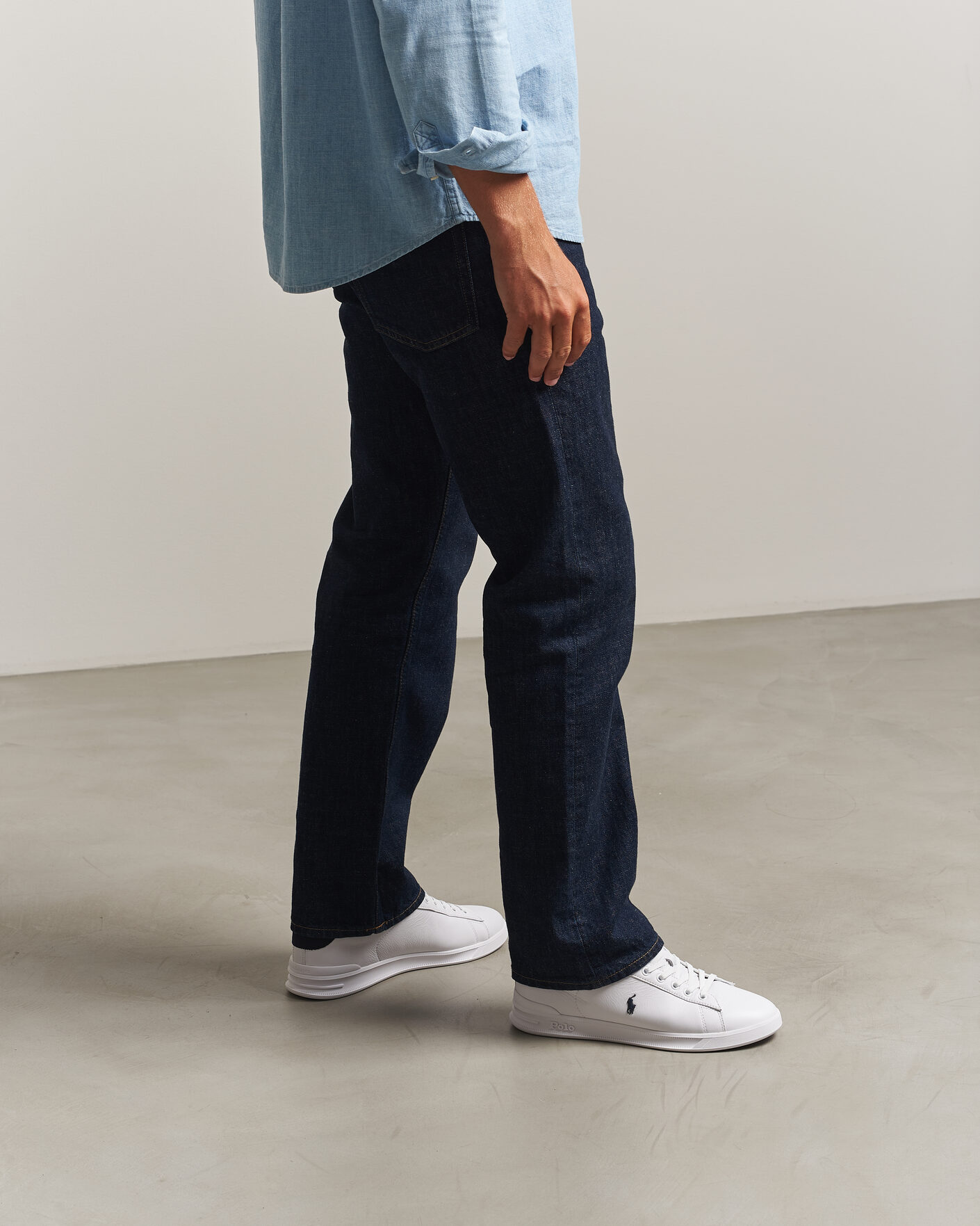 Uomini | Sneakers | Polo Ralph Lauren | Heritage Court III Sneakers White/Navy