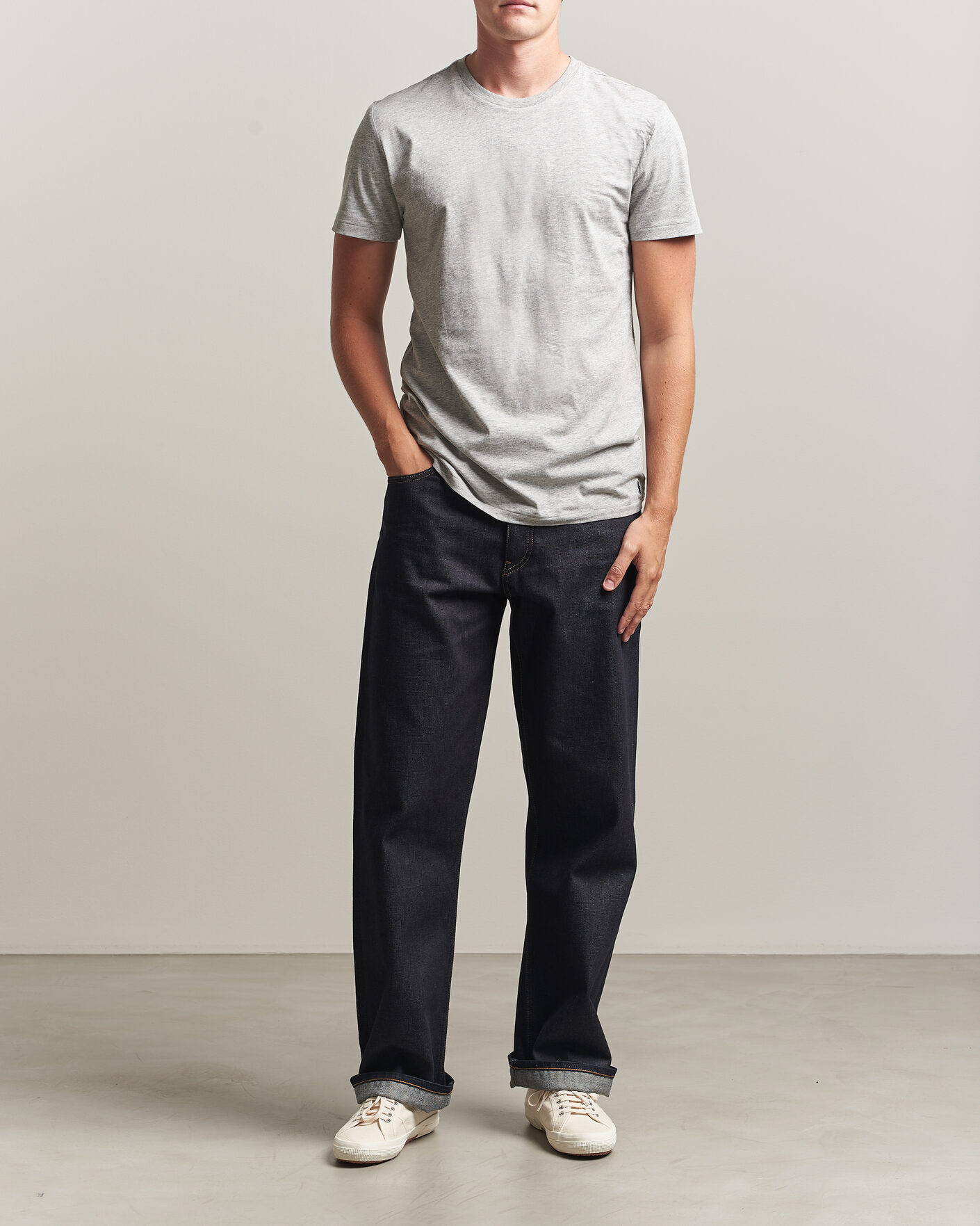 Uomini | T-shirt | Polo Ralph Lauren | 3-Pack Crew Neck T-Shirt Grey/Navy/Blue