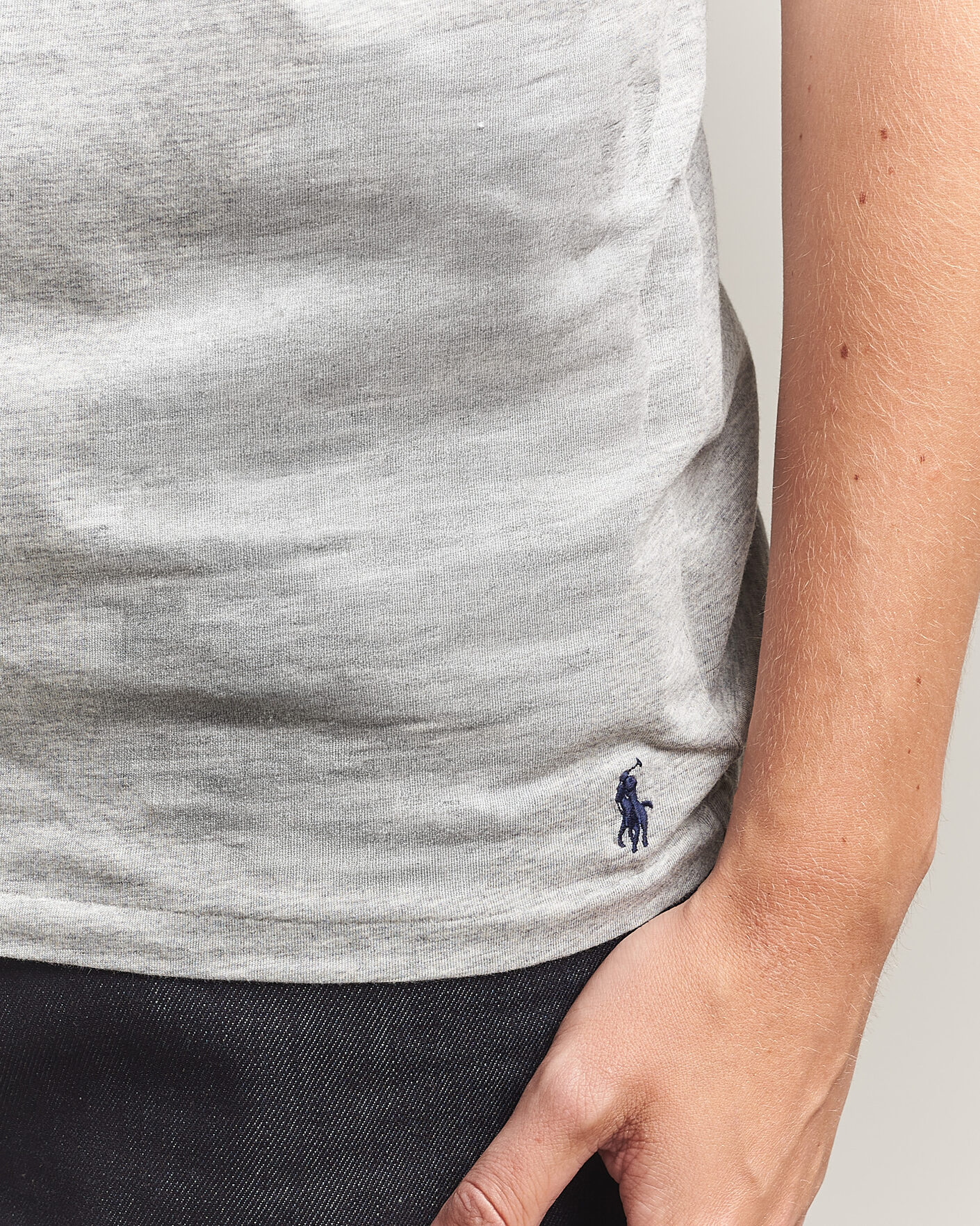 Uomini | T-shirt | Polo Ralph Lauren | 3-Pack Crew Neck T-Shirt Grey/Navy/Blue