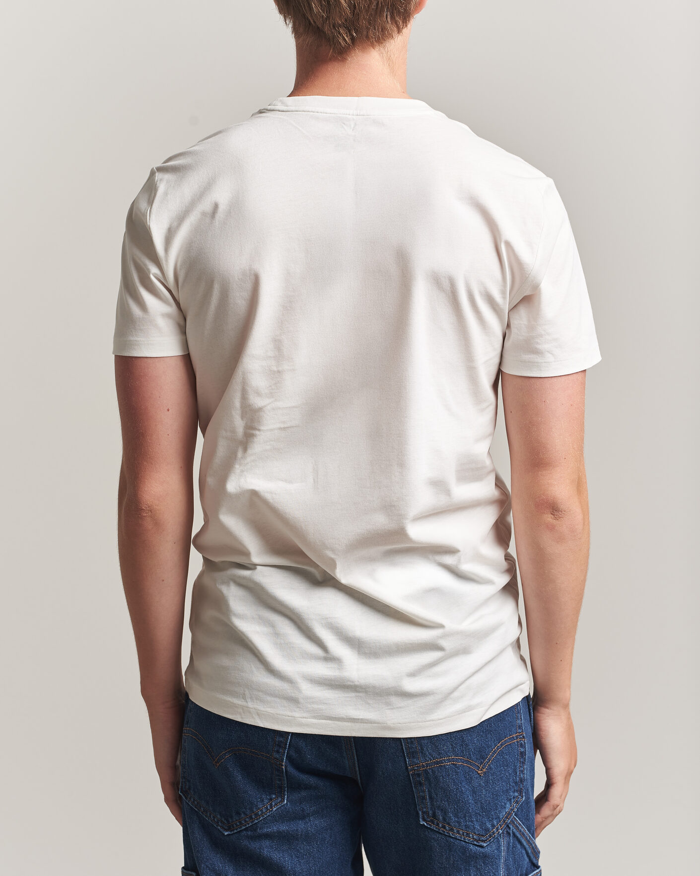 Uomini | T-shirt | Polo Ralph Lauren | 3-Pack Crew Neck T-Shirt White/Blue/Light Blue