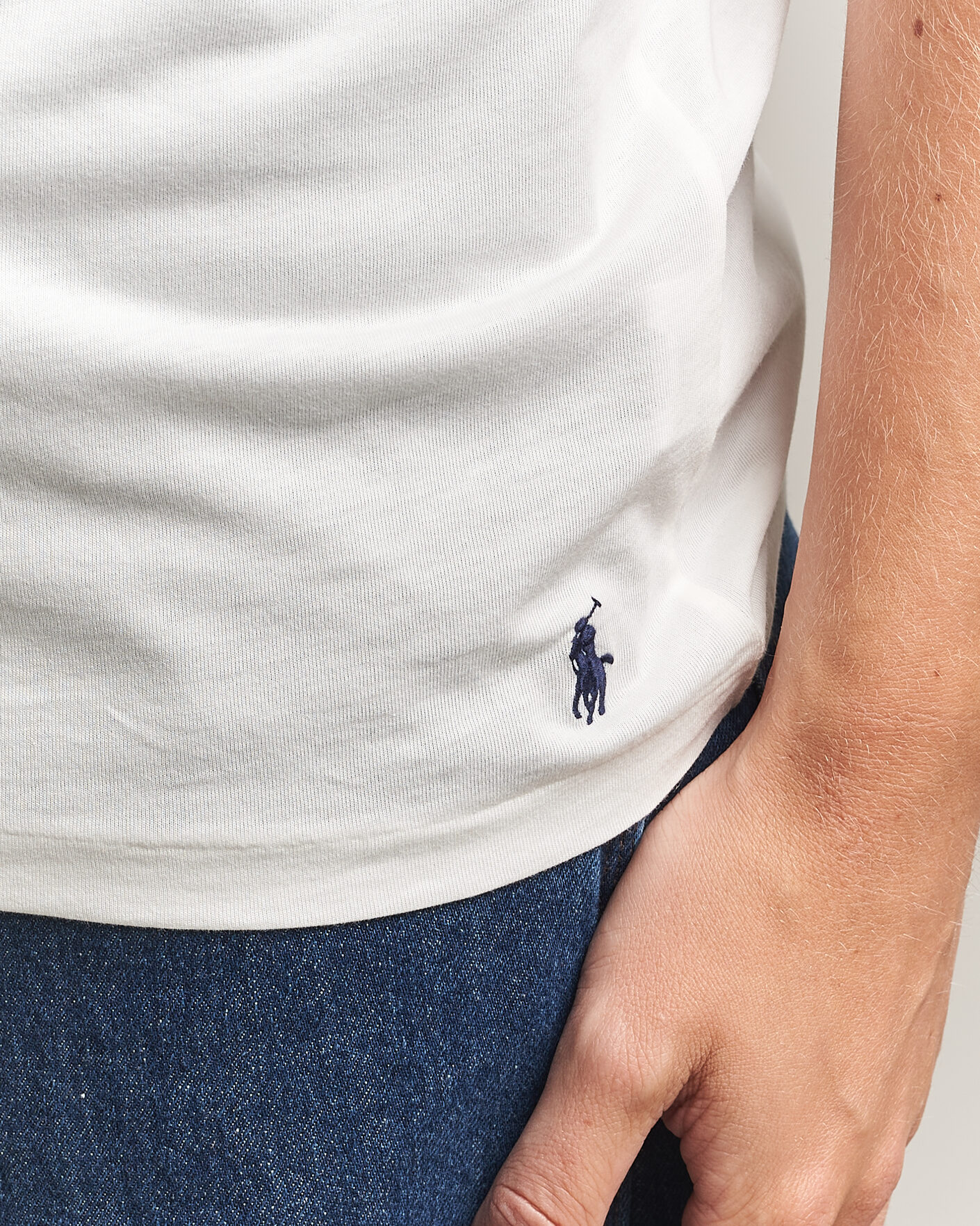 Uomini | T-shirt | Polo Ralph Lauren | 3-Pack Crew Neck T-Shirt White/Blue/Light Blue