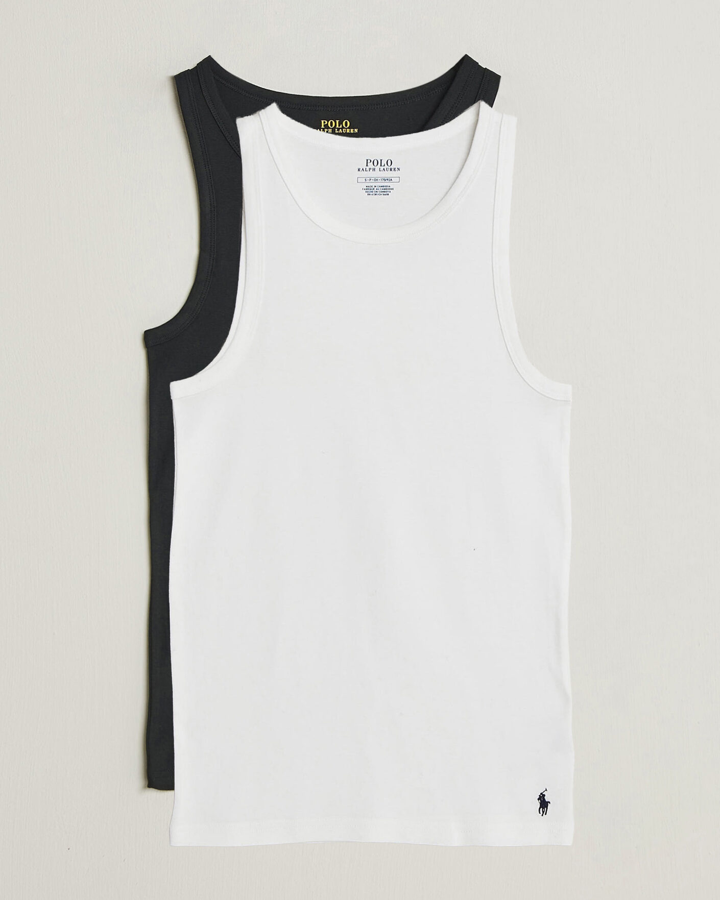 Uomini | T-shirt | Polo Ralph Lauren | 2-Pack Tank Top Black/White