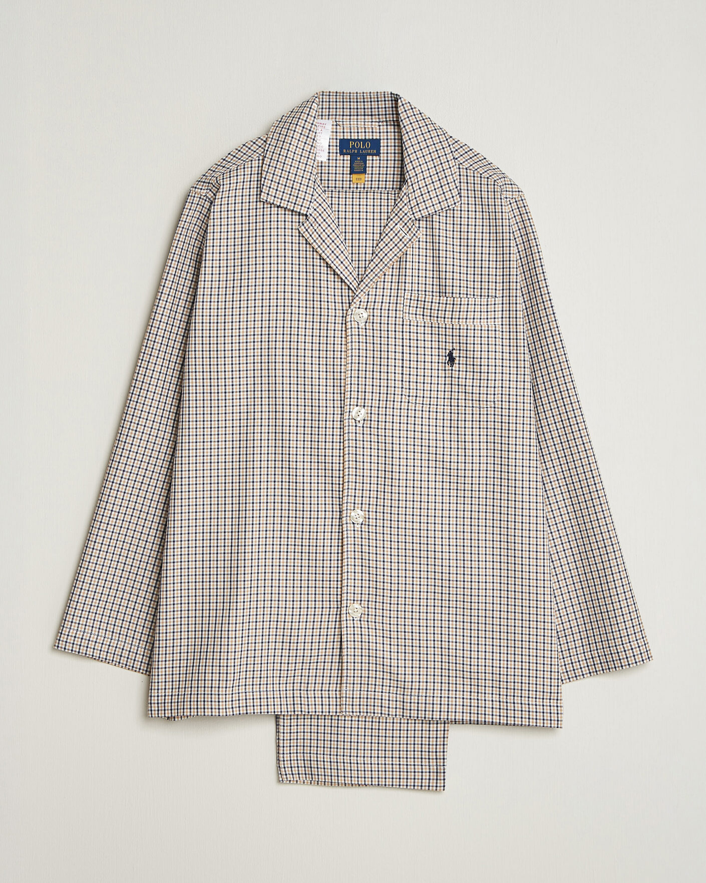 Uomini | Accappatoi & Pigiami | Polo Ralph Lauren | Pyjamas Set Khaki White Multi
