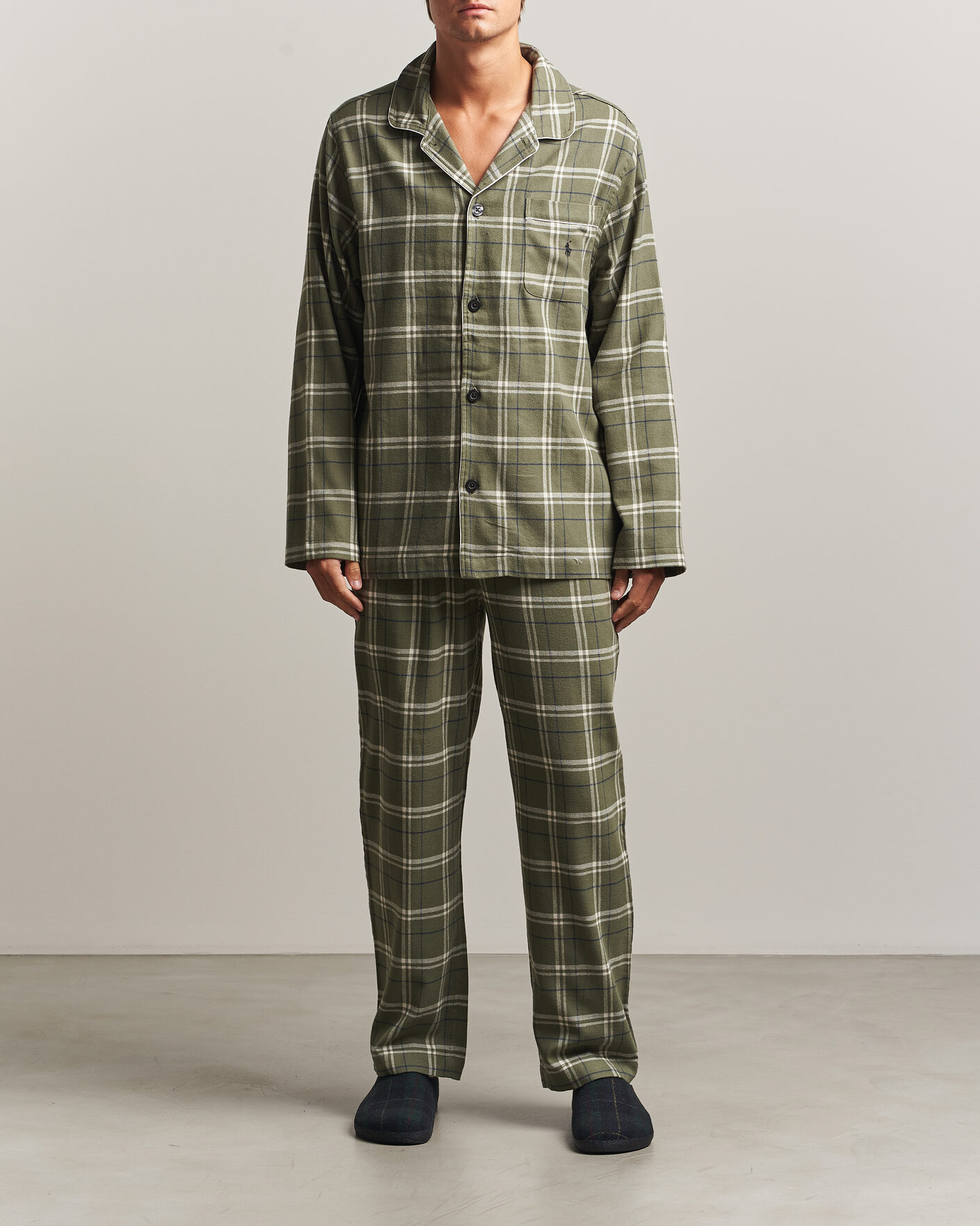 Uomini | Accappatoi & Pigiami | Polo Ralph Lauren | Pyjamas Set Olive/Navy