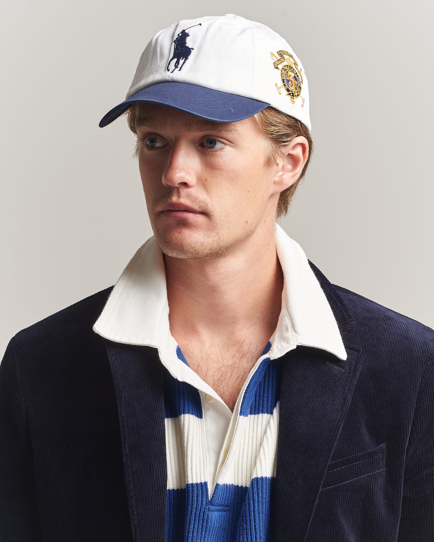 Uomini | Cappelli & Berretti | Polo Ralph Lauren | Big Pony Twill Cap Ceramic White