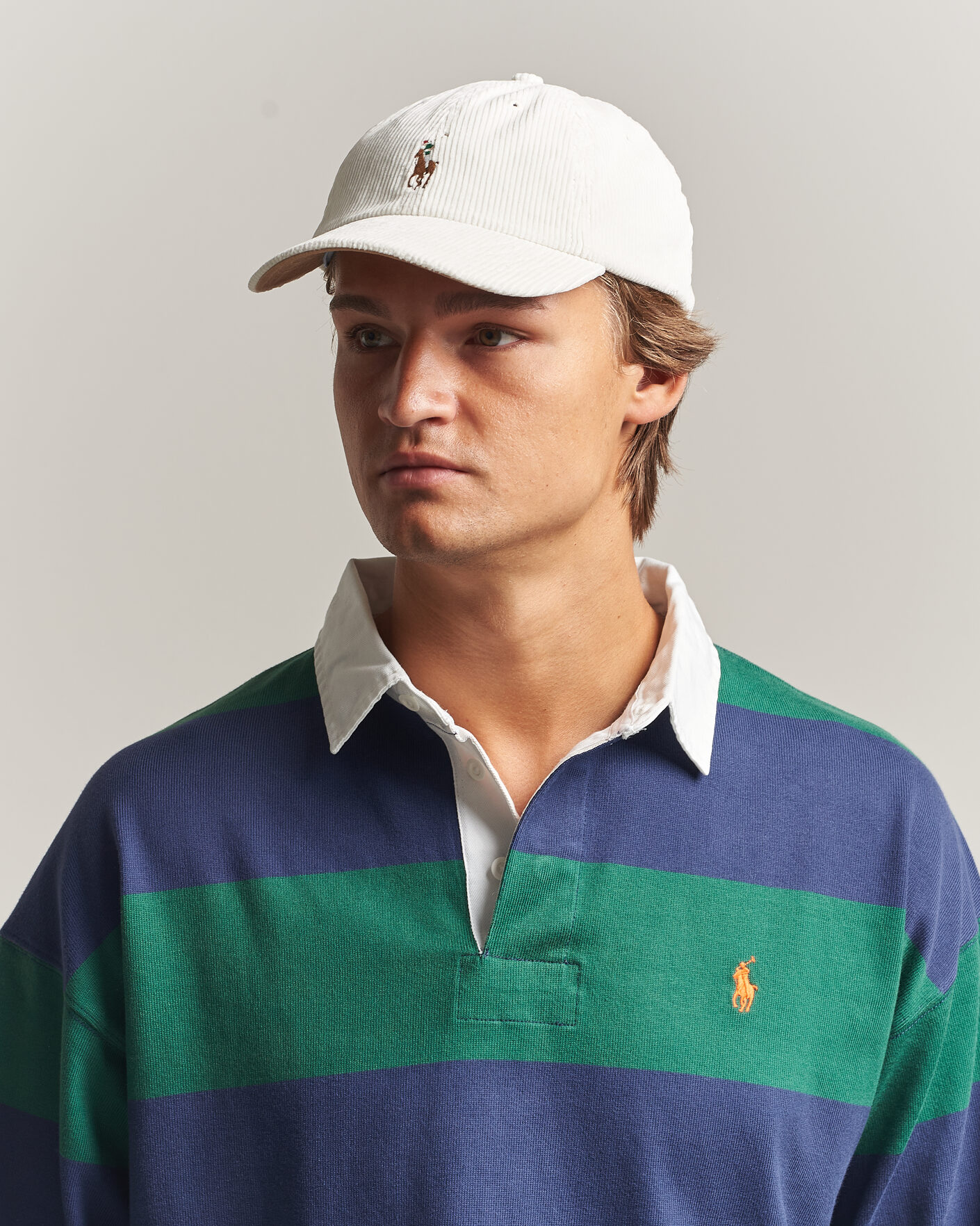 Uomini | Cappelli & Berretti | Polo Ralph Lauren | Corduroy Cap Warm White