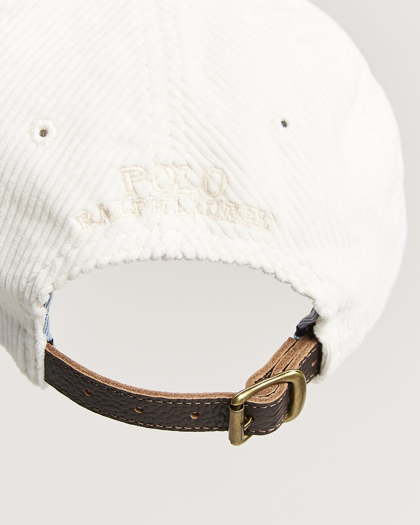 Uomini | Cappelli & Berretti | Polo Ralph Lauren | Corduroy Cap Warm White