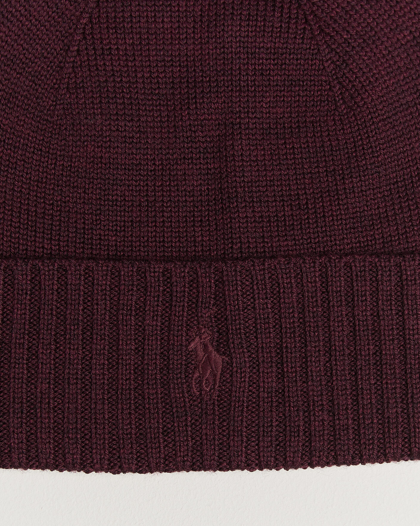 Uomini | Berretti | Polo Ralph Lauren | Merino Beanie Merlot Wine Heather