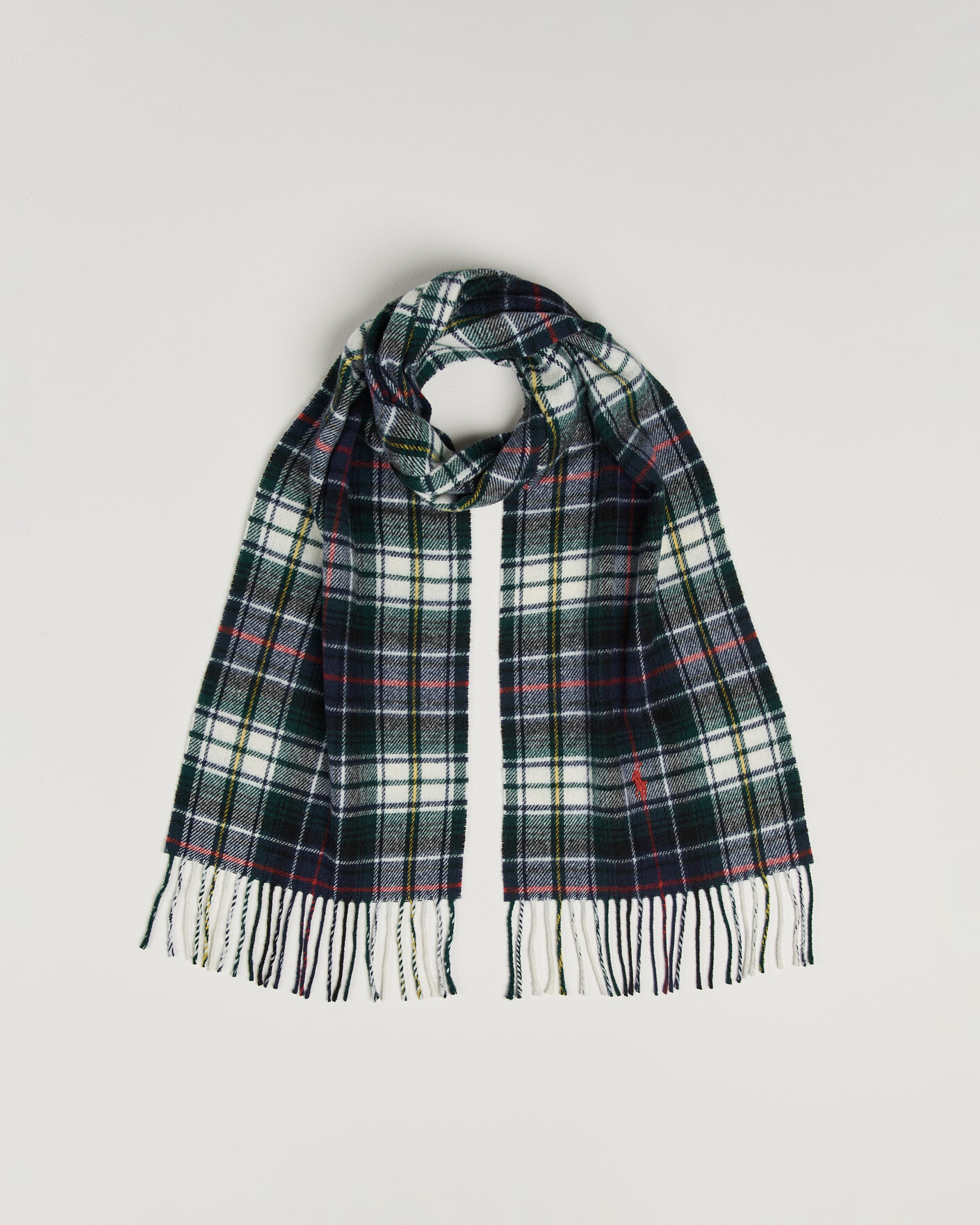 Uomini | Sciarpe | Polo Ralph Lauren | Classic Wool Scarf Cream Multi