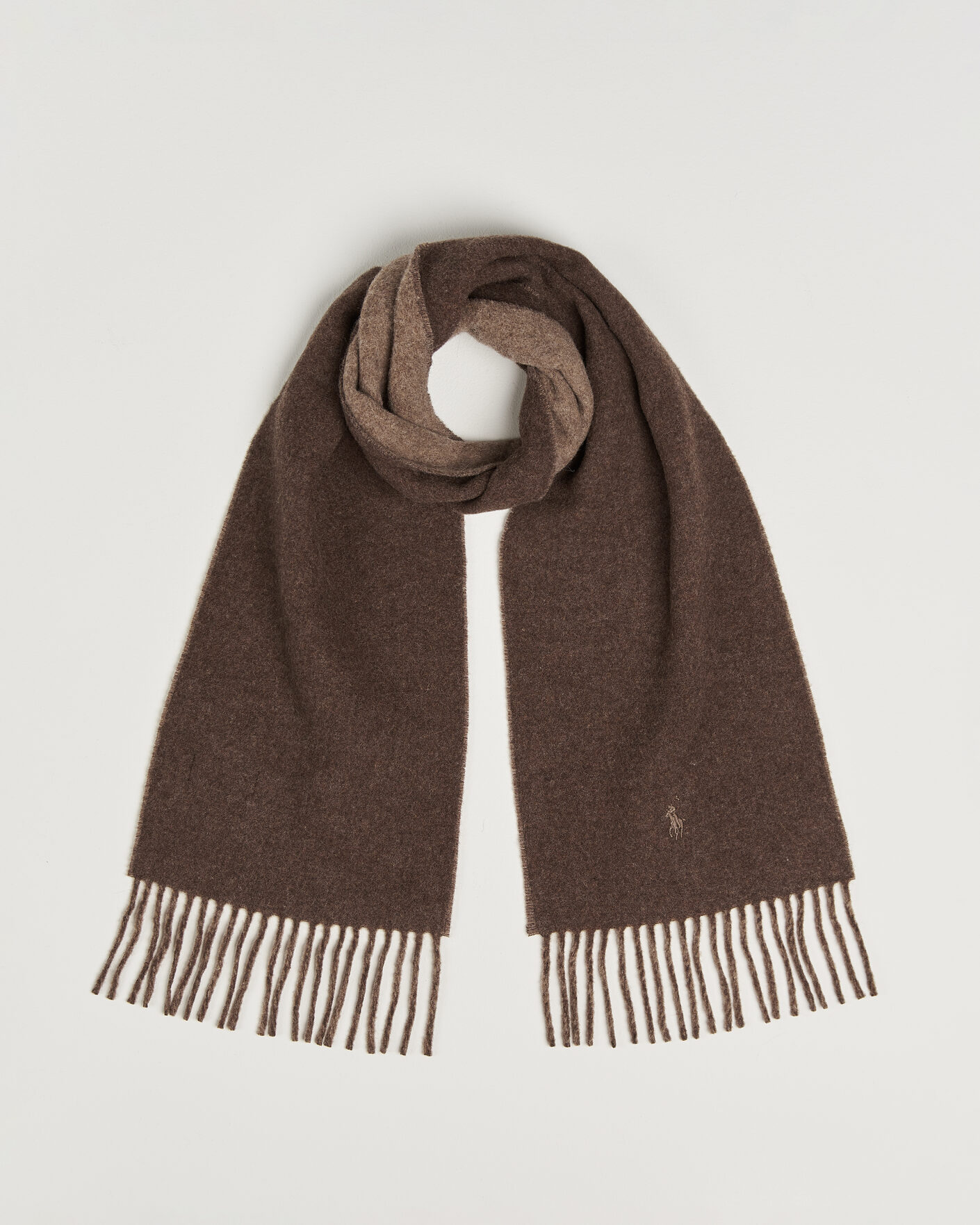 Uomini | Sciarpe | Polo Ralph Lauren | Reversible Wool Scarf Nutmeg/Brown